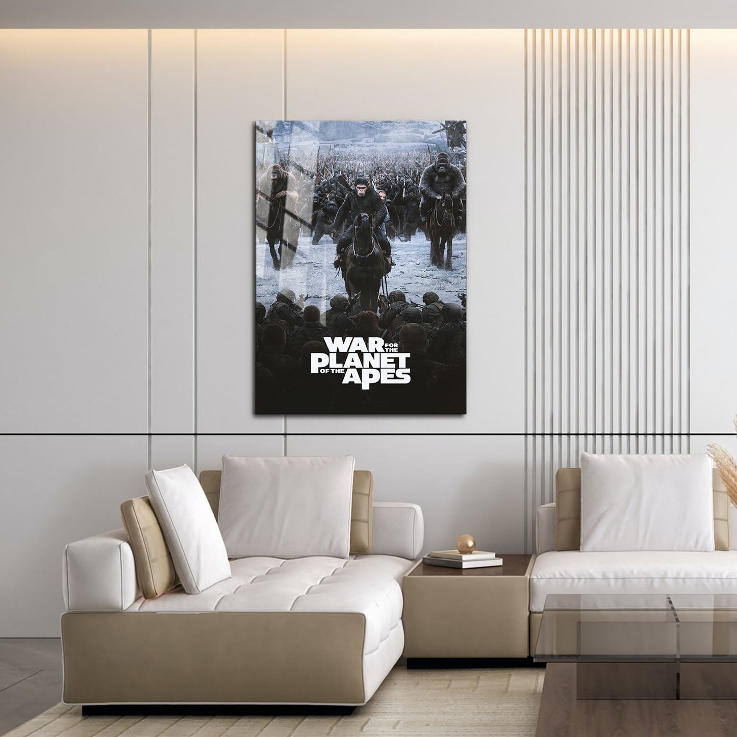 Flex Designs Metal Poster War for the Planet of the Apes 16 x 24" Home Goods - Movie 2017 Movie Metal Poster