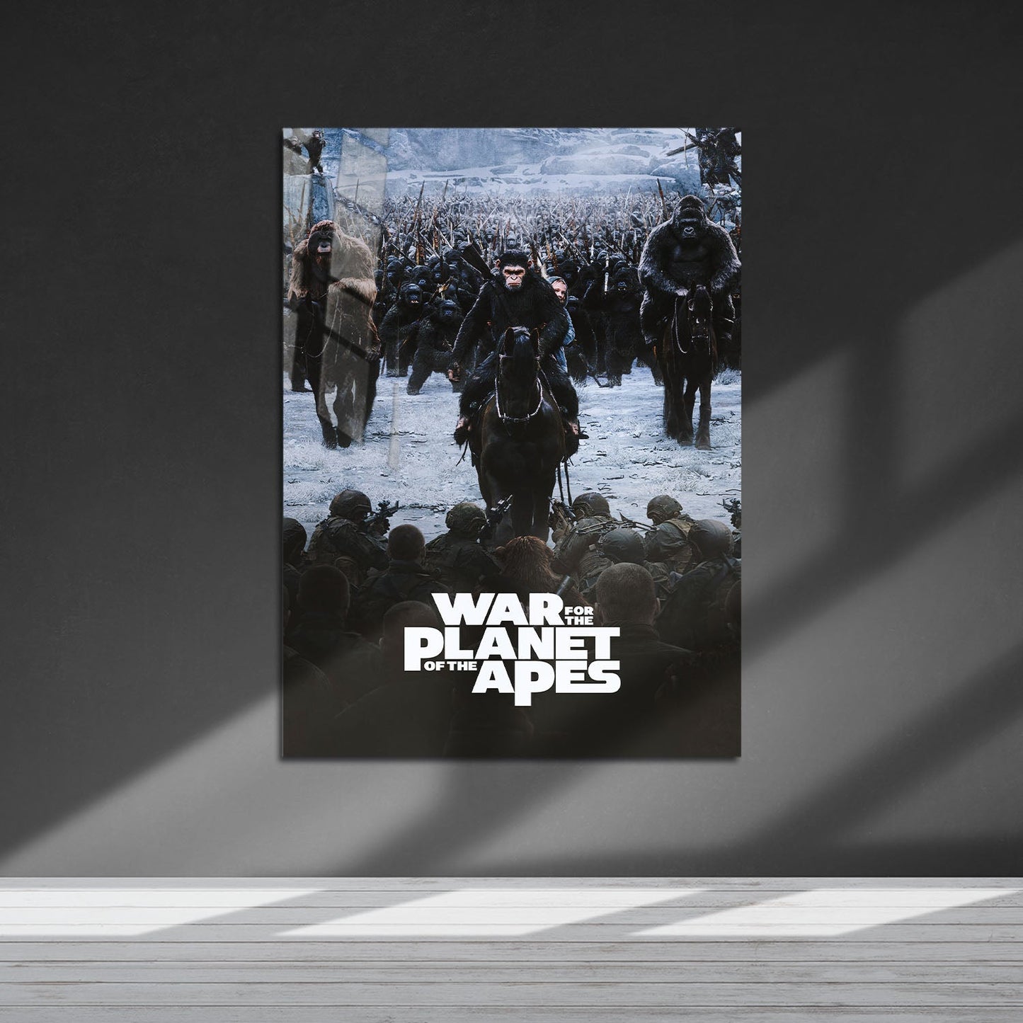 Flex Designs Metal Poster War for the Planet of the Apes 5 x 7" Home Goods - Movie 2017 Movie Metal Poster