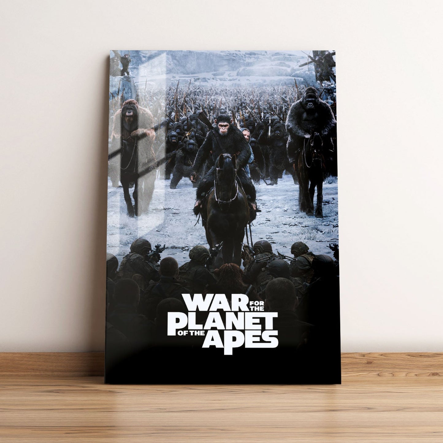 War for the Planet of the Apes Movie Metal Poster