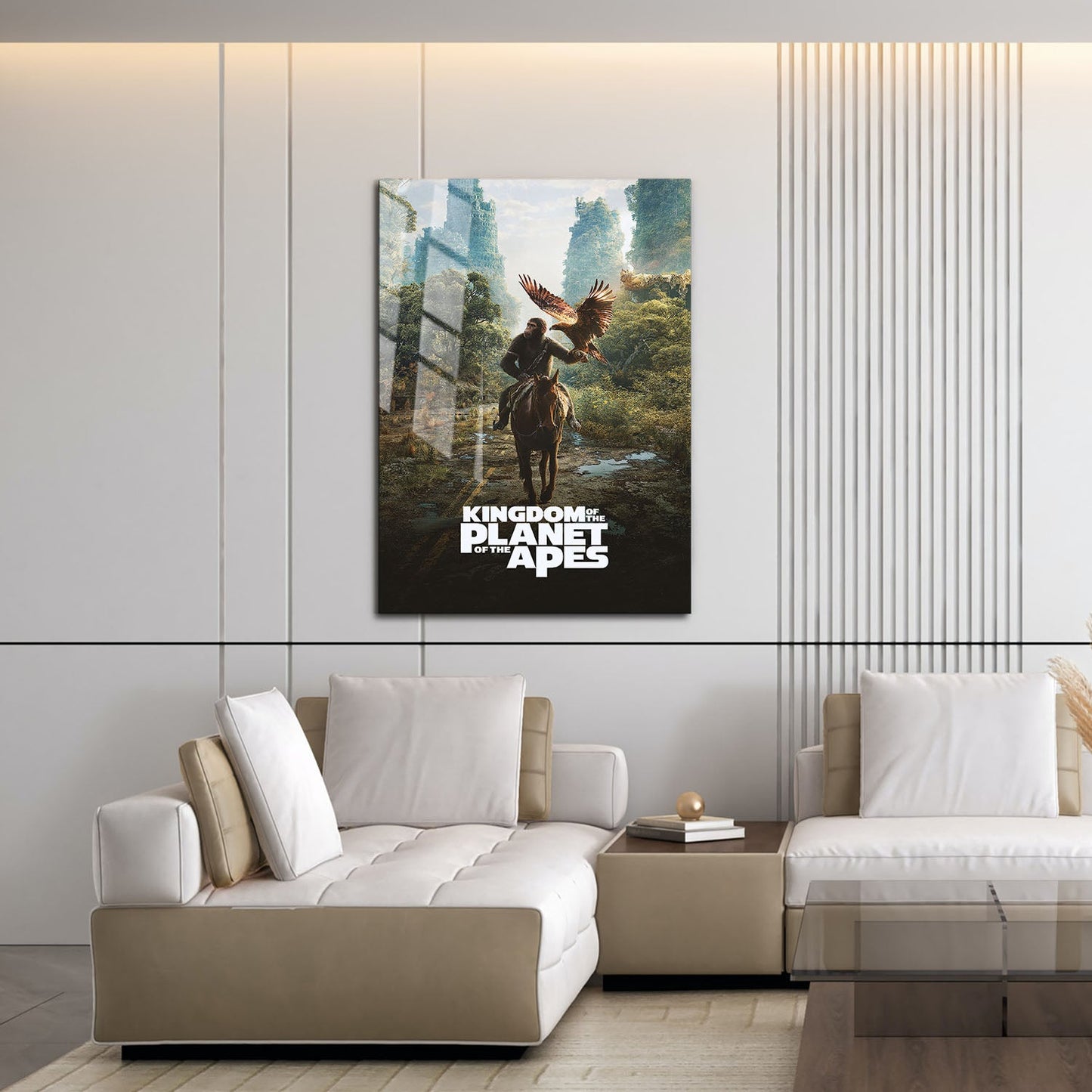 Flex Designs Metal Poster Kingdom of the Planet of the Apes 16 x 24" Home Goods - Movie 2024 Movie Metal Poster