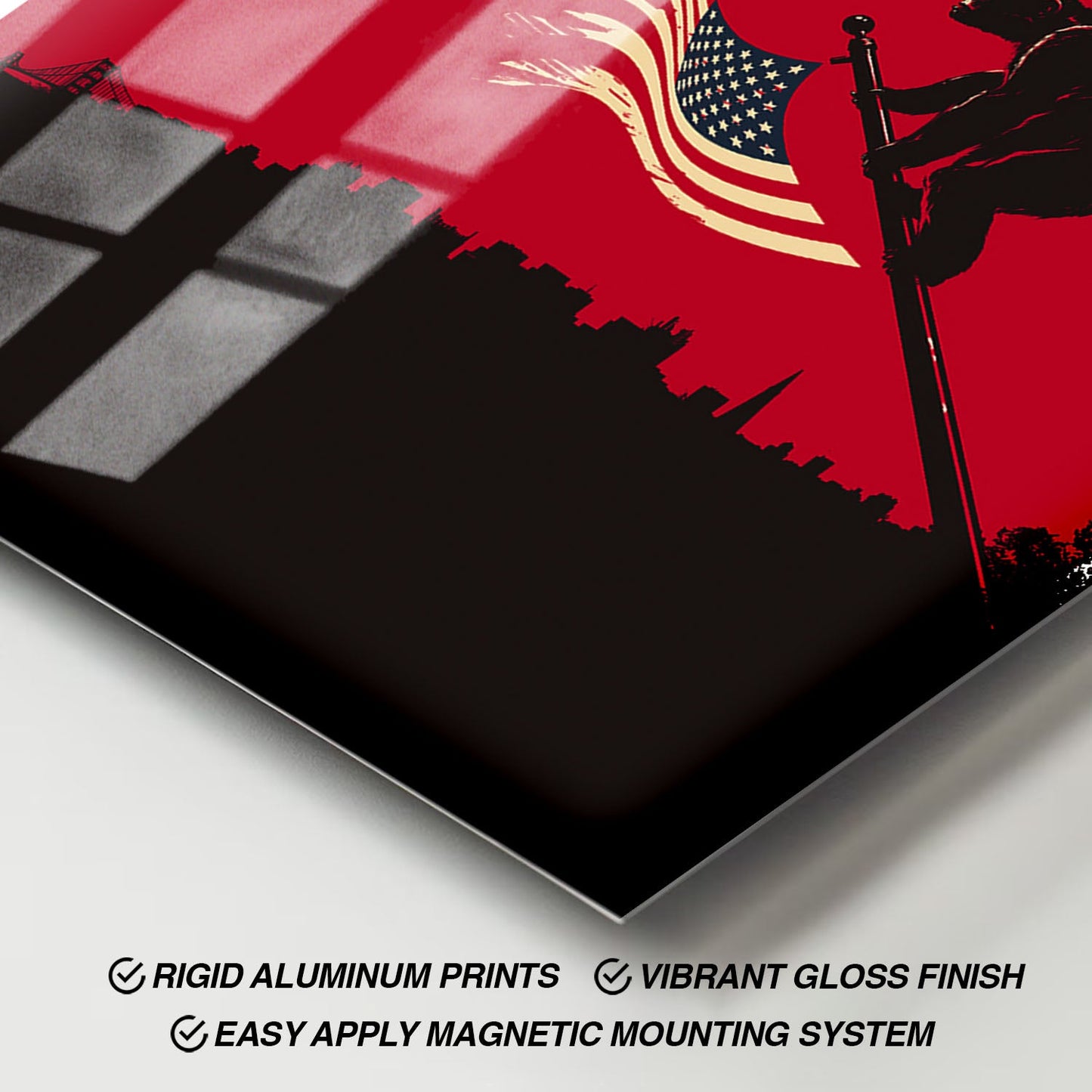Flex Designs Metal Poster Dawn of the Planet of the Apes Minimalist 11 x 17" Home Goods - Movie 2014 Movie Metal Poster
