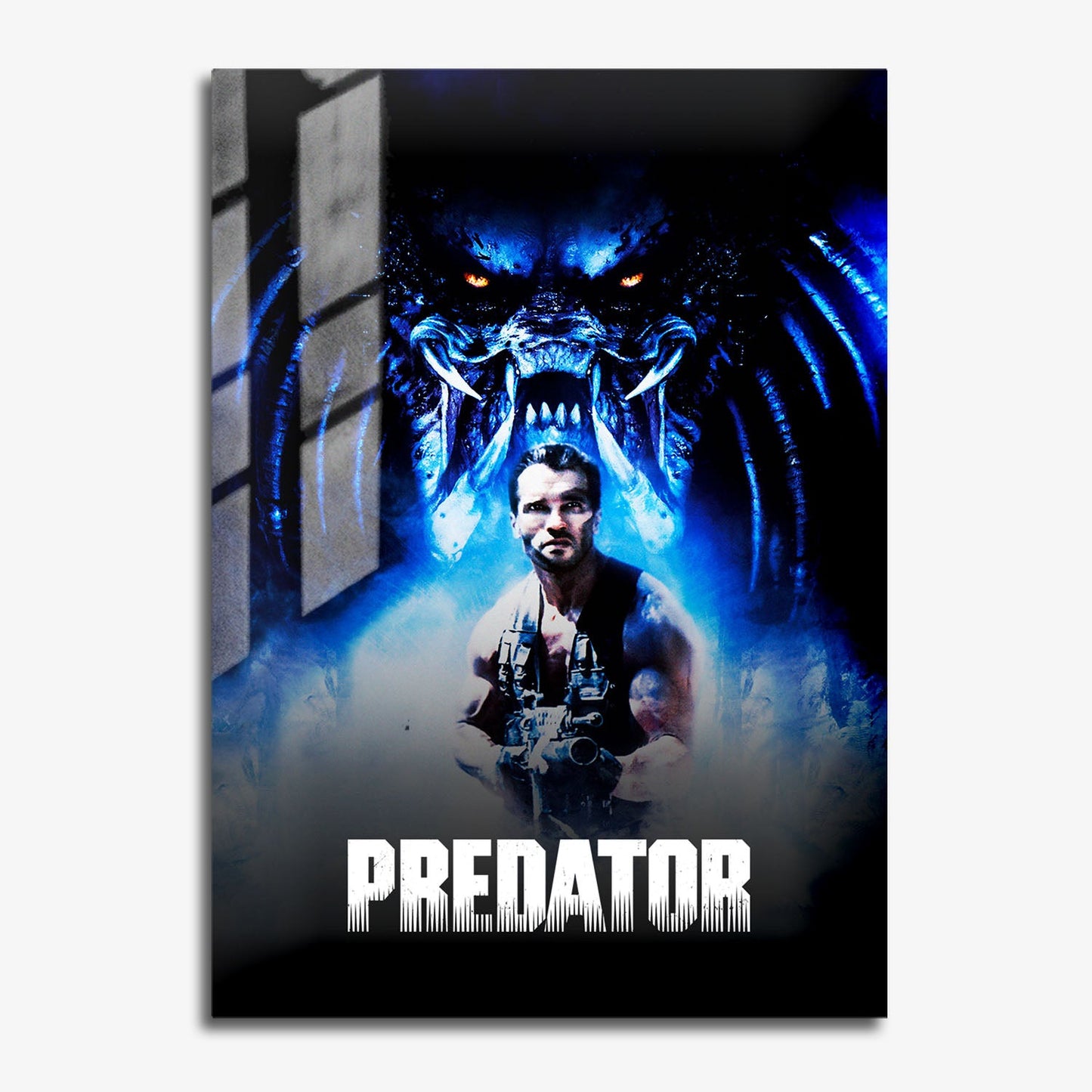 Flex Designs Metal Poster Predator 11 x 17" Home Goods - Movie 1987 Movie Metal Poster