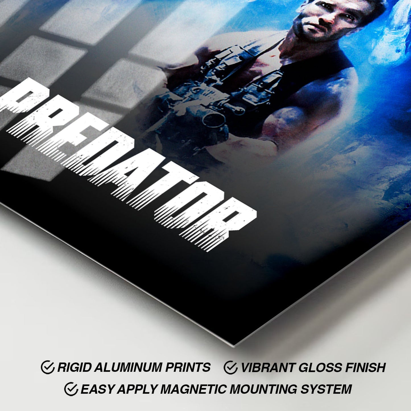 Flex Designs Metal Poster Predator 11 x 17" Home Goods - Movie 1987 Movie Metal Poster