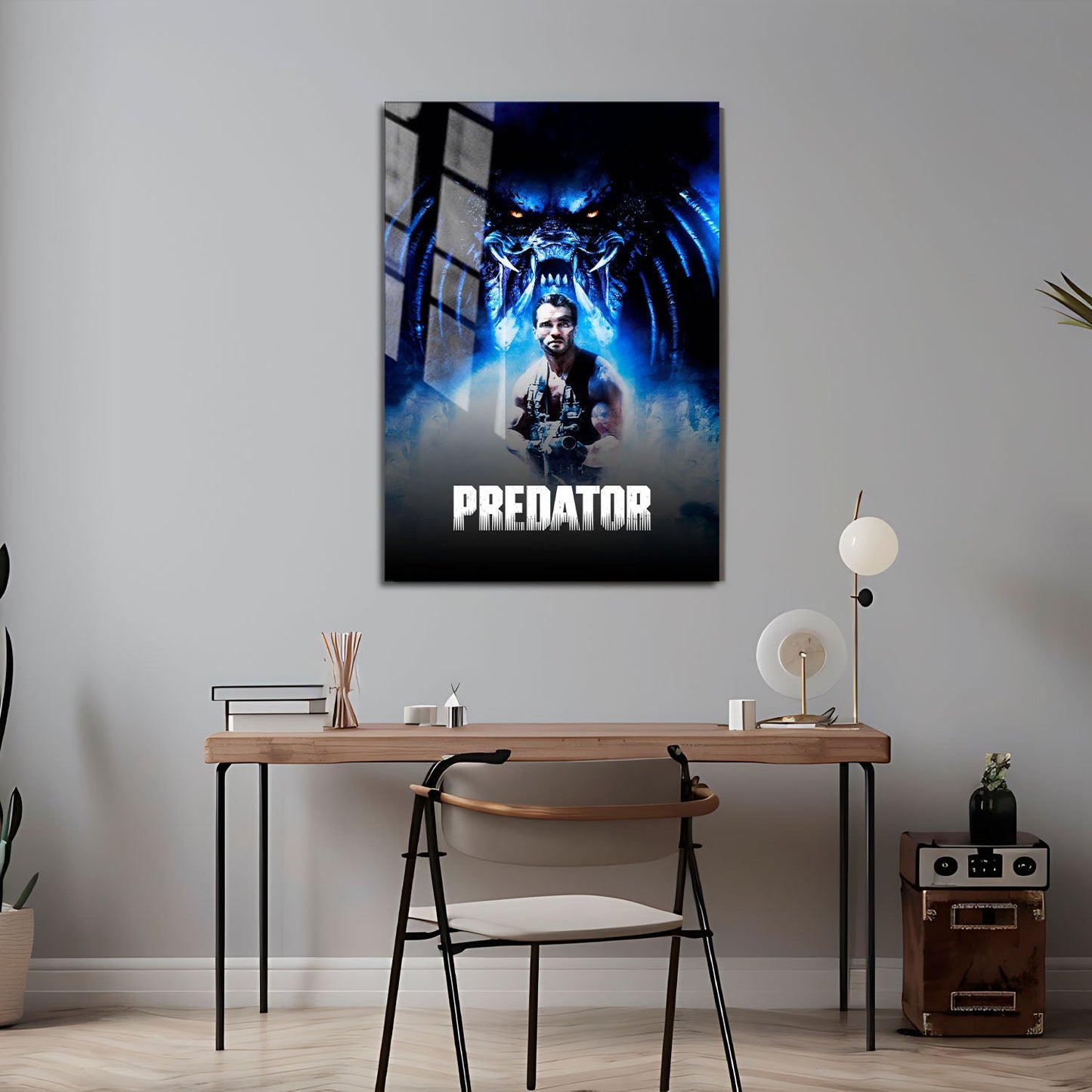 Flex Designs Metal Poster Predator 24 x 36" Home Goods - Movie 1987 Movie Metal Poster