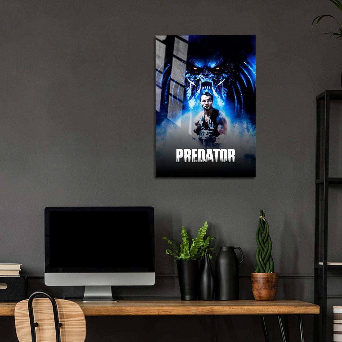 Flex Designs Metal Poster Predator 5 x 7" Home Goods - Movie 1987 Movie Metal Poster