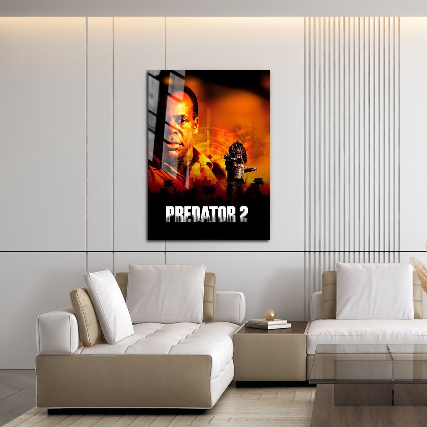 Flex Designs Metal Poster Predator 2 16 x 24" Home Goods - Movie 1990 Movie Metal Poster