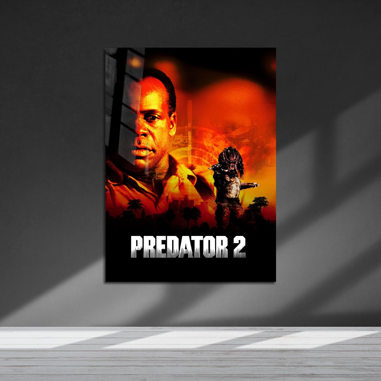 Flex Designs Metal Poster Predator 2 5 x 7" Home Goods - Movie 1990 Movie Metal Poster