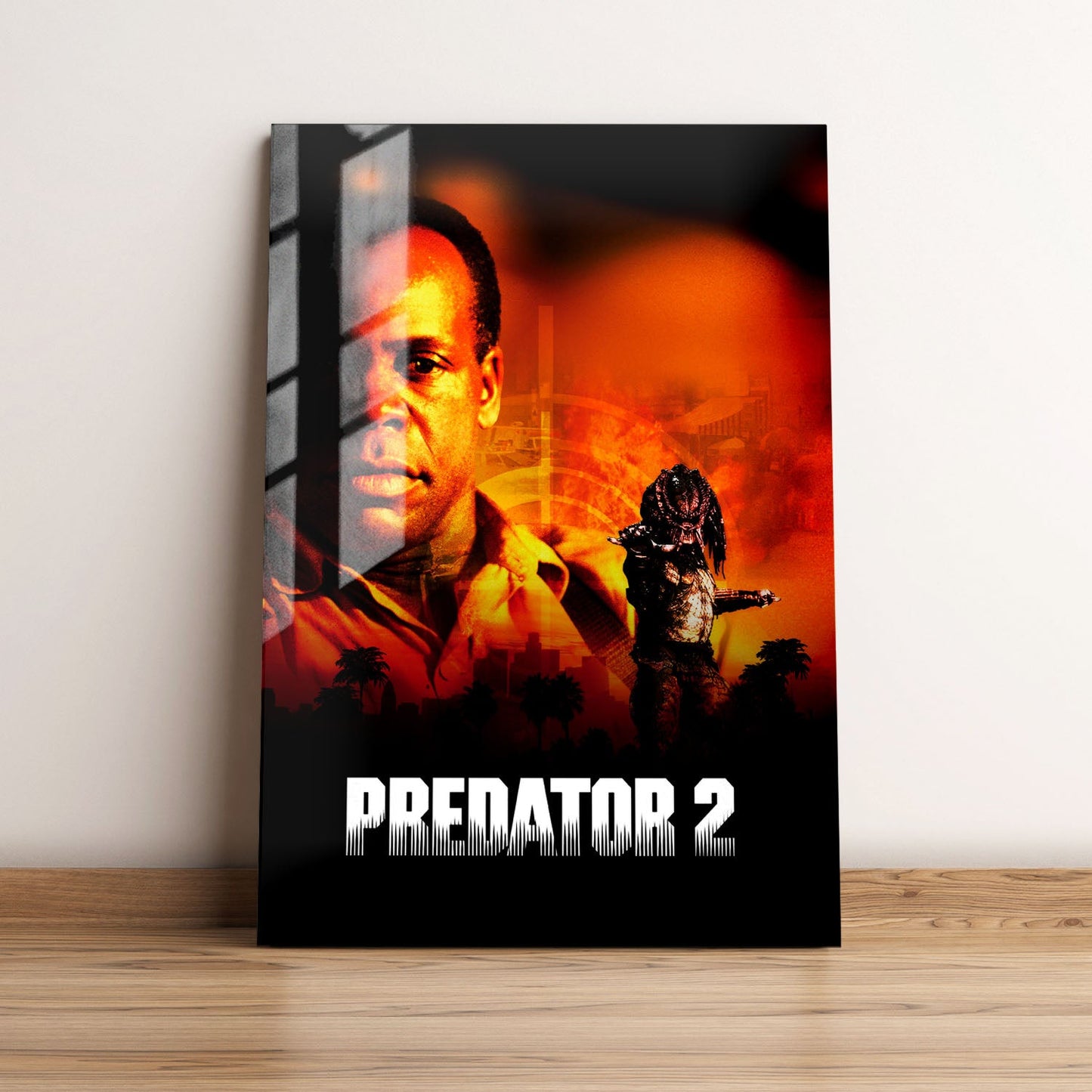 Predator 2 Movie Metal Poster