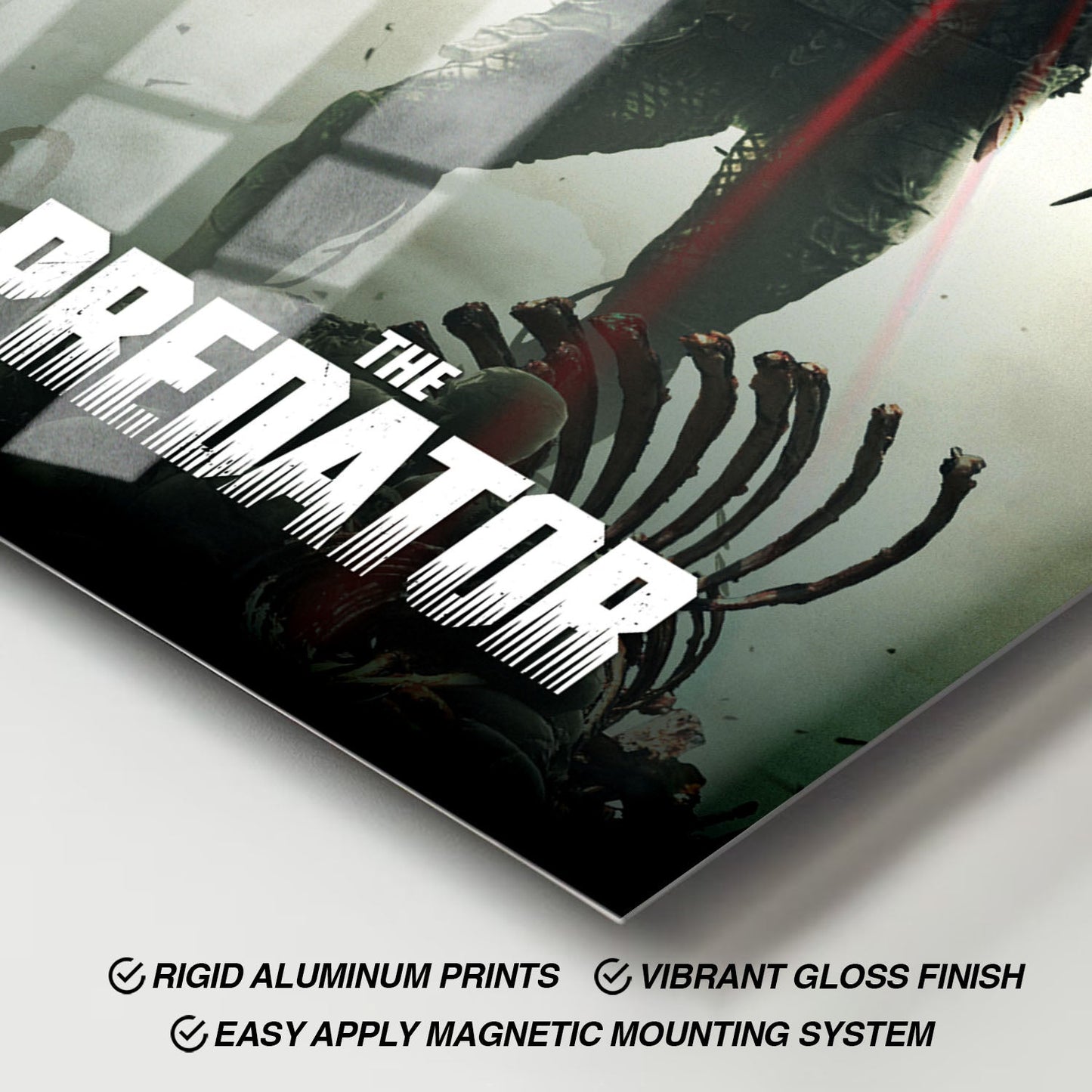 Flex Designs Metal Poster The Predator Classic 11 x 17" Home Goods - Movie 2018 Movie Metal Poster