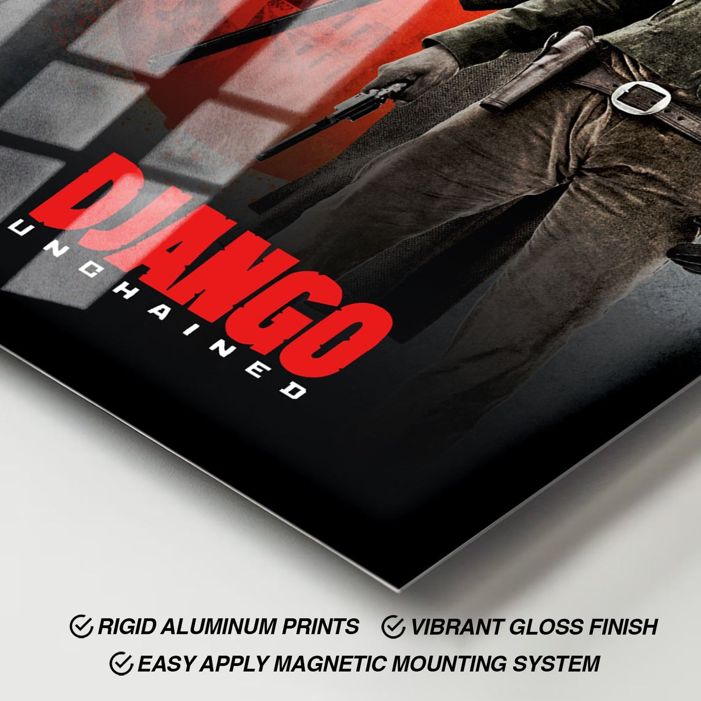 Flex Designs Metal Poster Django Unchained 11 x 17" Home Goods - Movie 2012 Movie Metal Poster