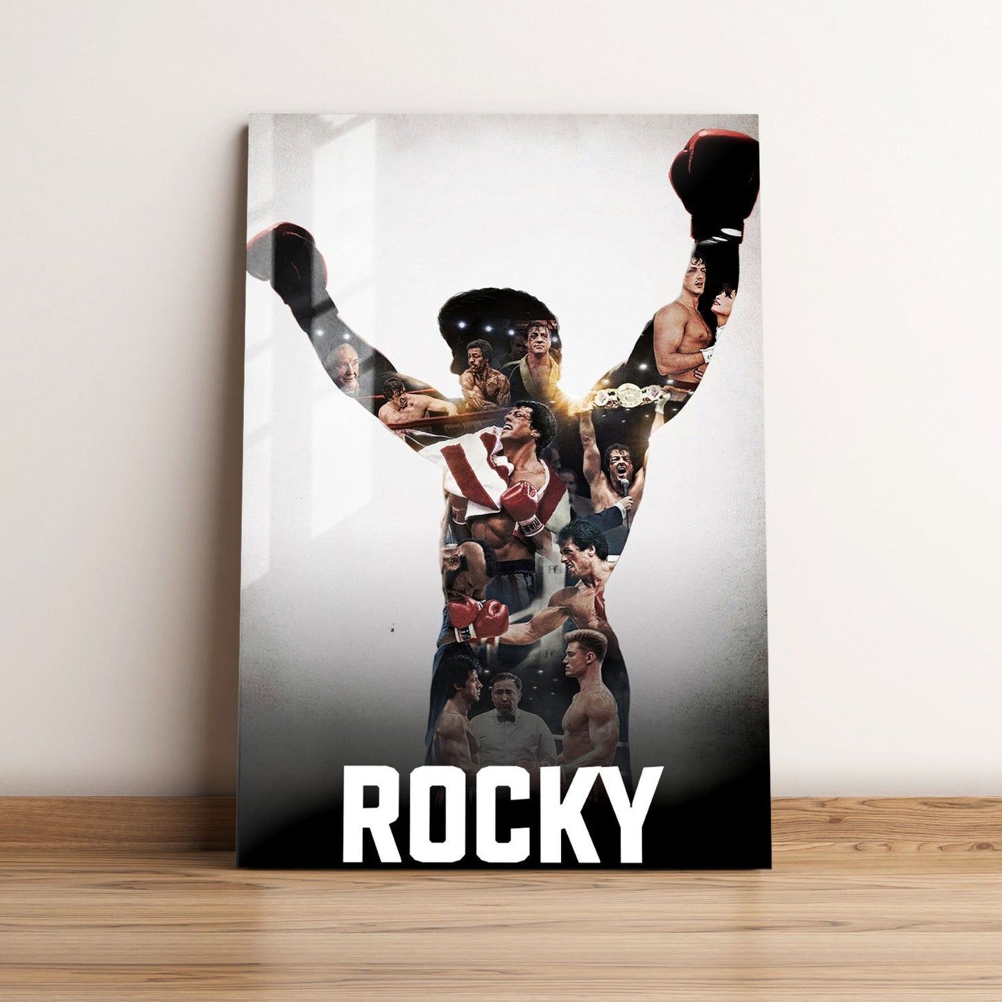Rocky Collection Classic Movie Metal Poster