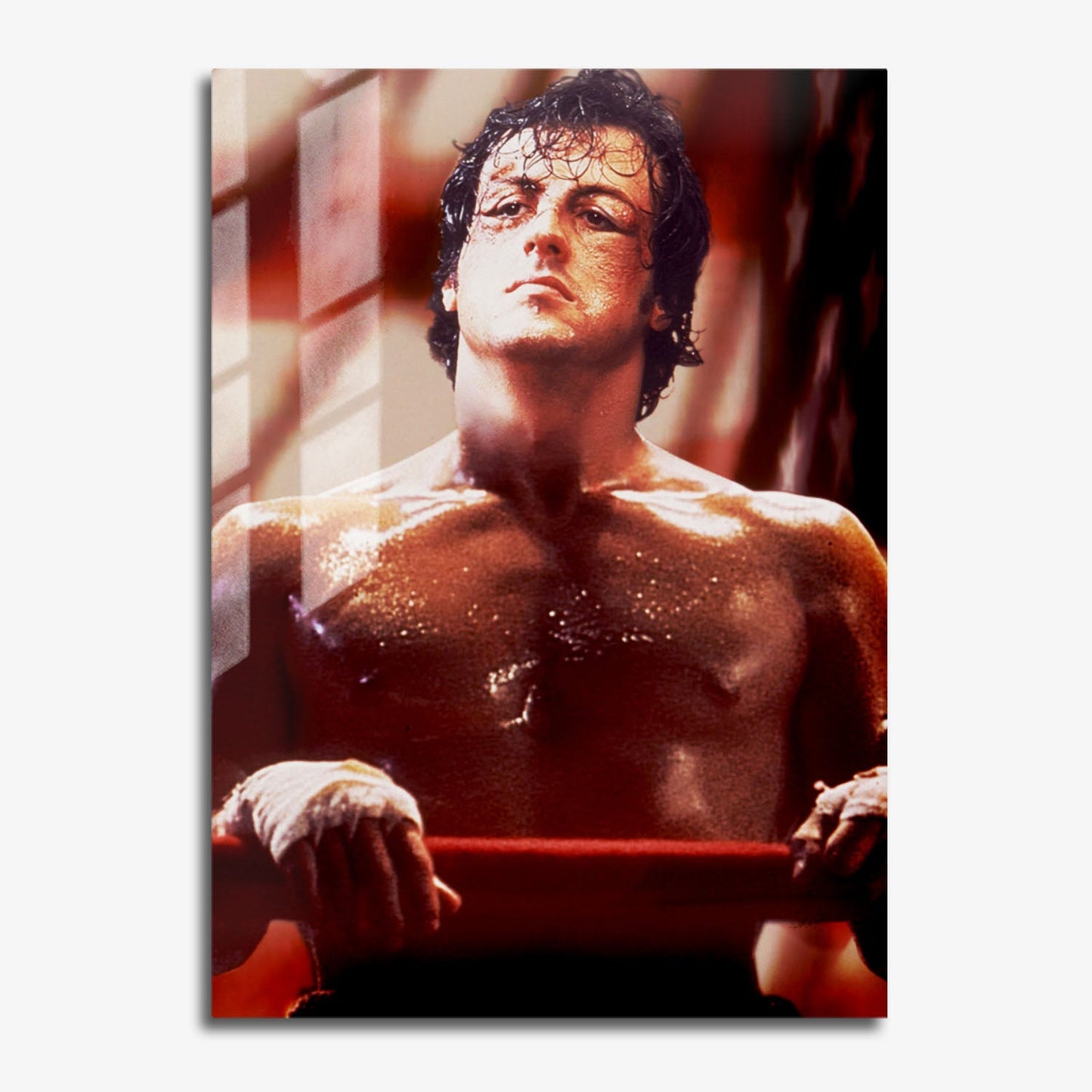 Flex Designs Metal Poster Rocky Key Art 11 x 17" Home Goods - Movie 1976 Movie Metal Poster