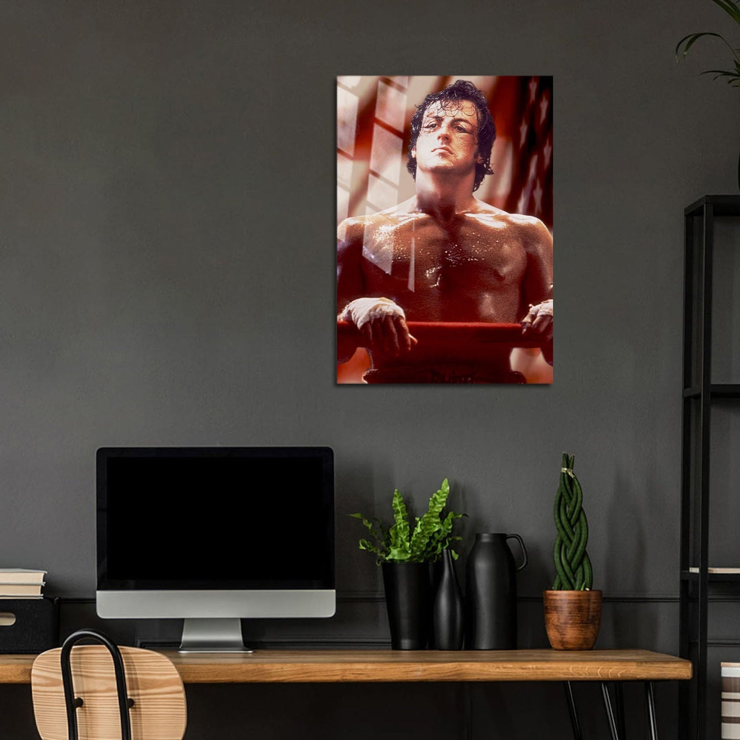 Flex Designs Metal Poster Rocky Key Art 5 x 7" Home Goods - Movie 1976 Movie Metal Poster