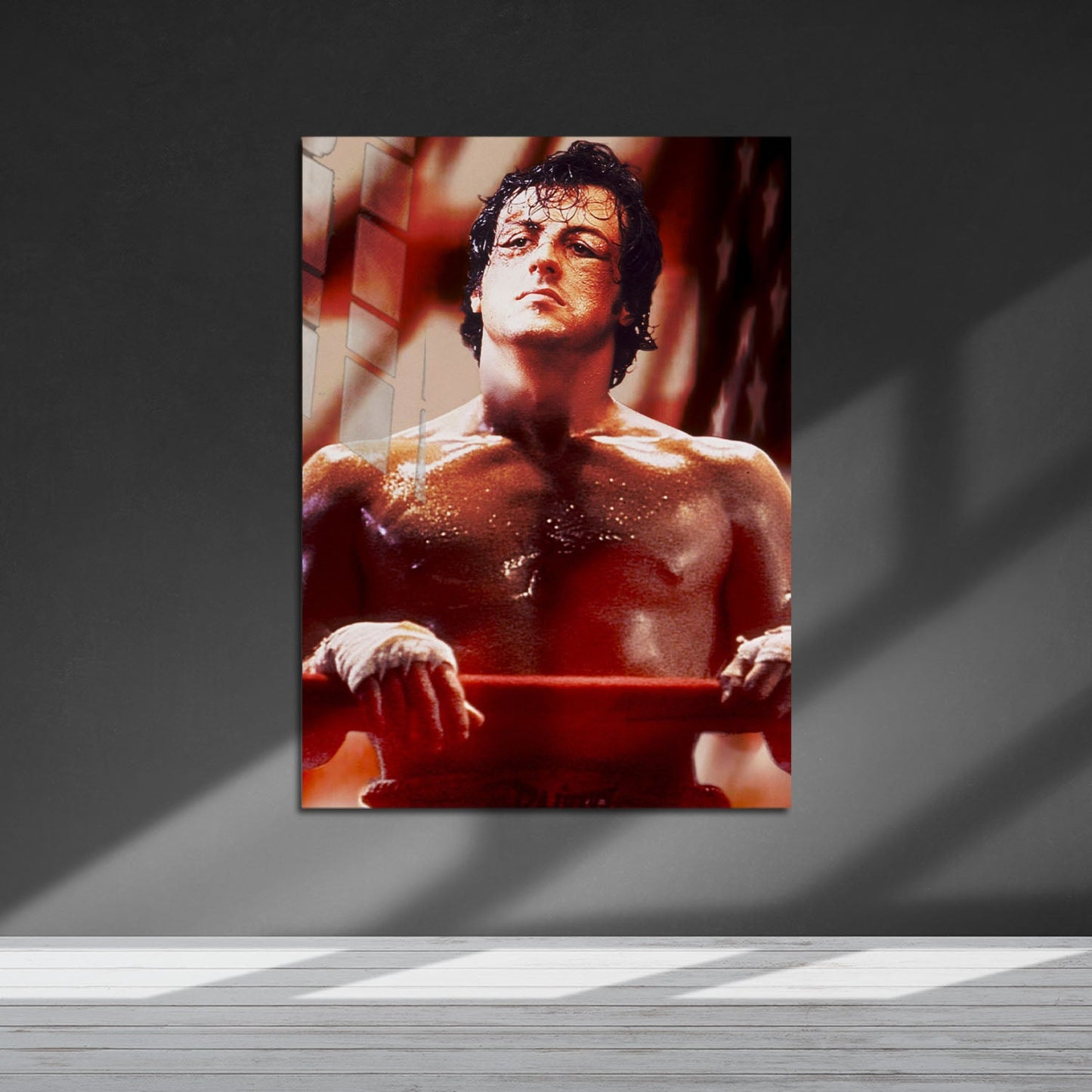 Flex Designs Metal Poster Rocky Key Art 5 x 7" Home Goods - Movie 1976 Movie Metal Poster