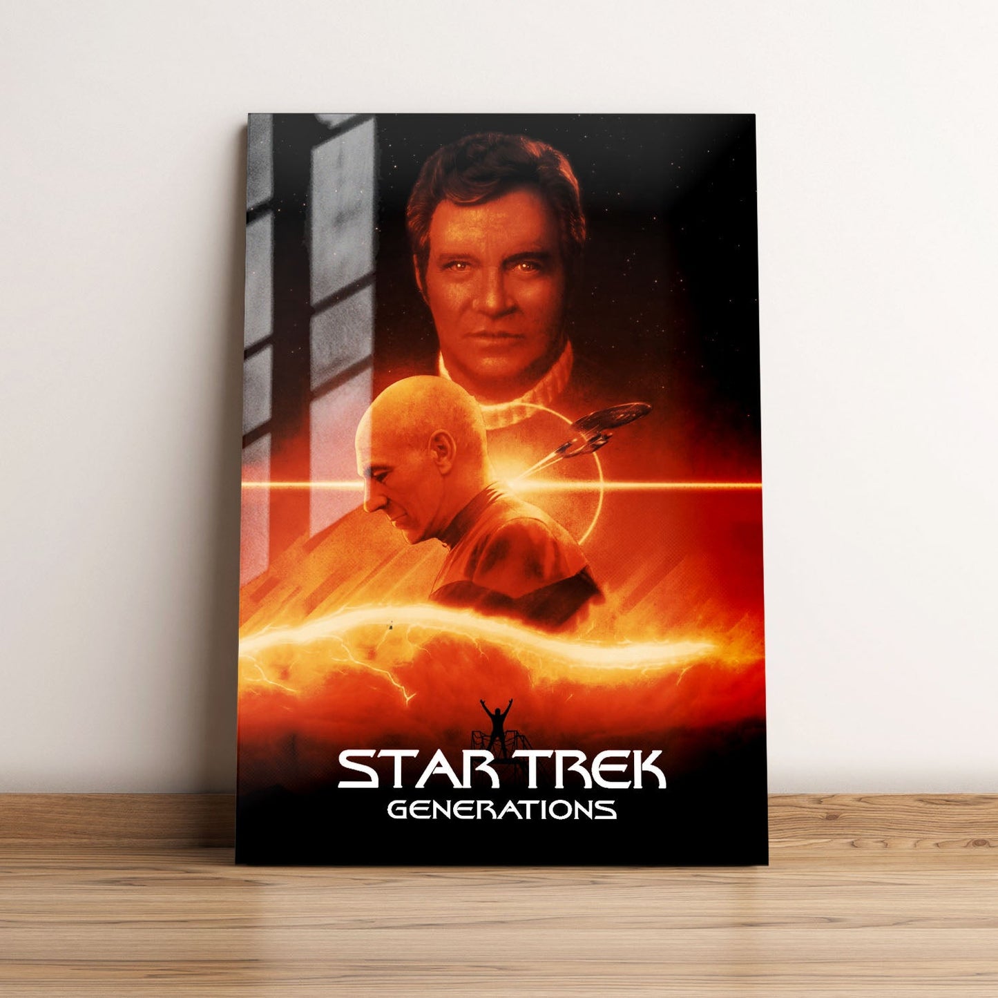 Star Trek Generations Classic Movie Metal Poster