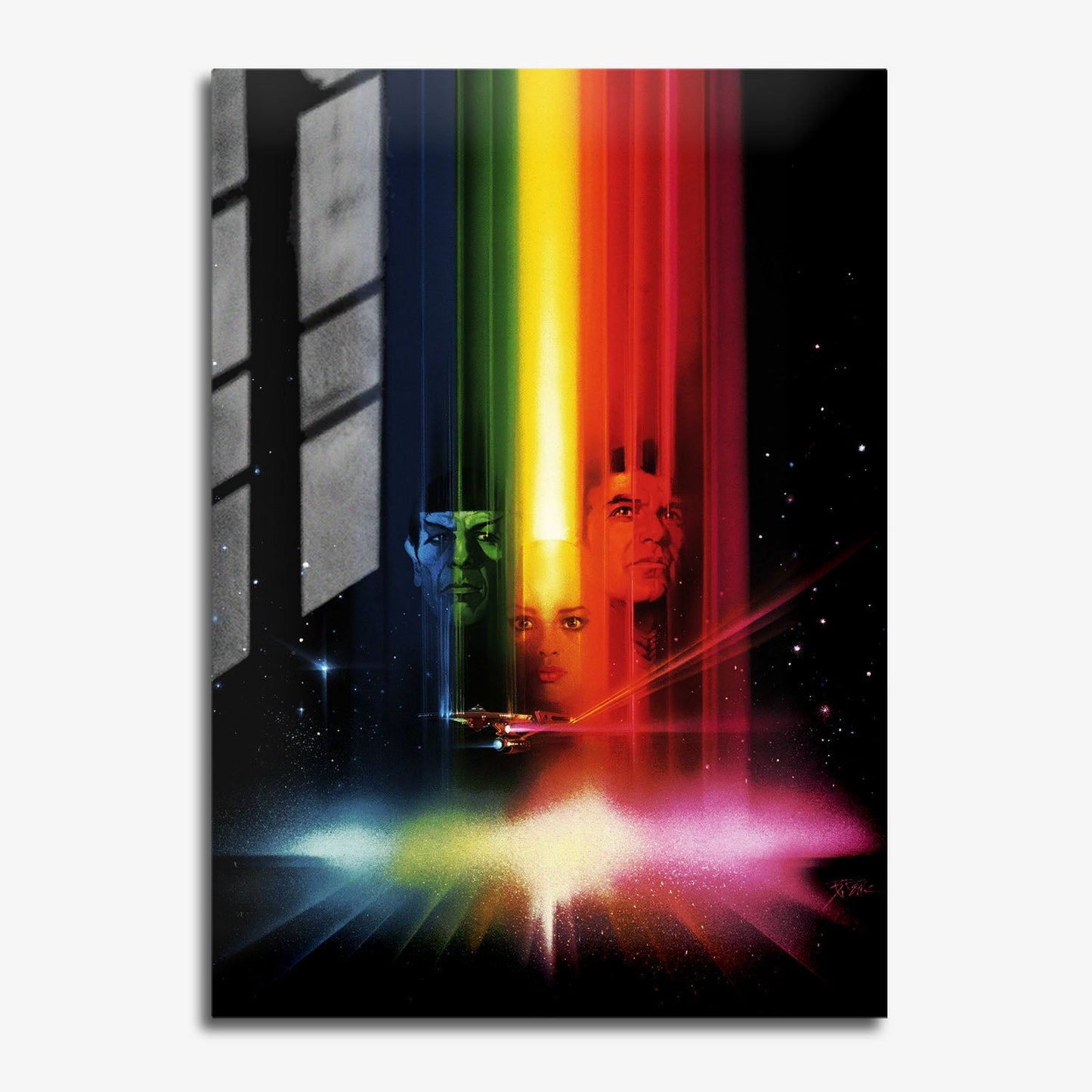 Flex Designs Metal Poster Star Trek The Motion Picture Textless 11 x 17" Home Goods - Movie 1979 Movie Metal Poster