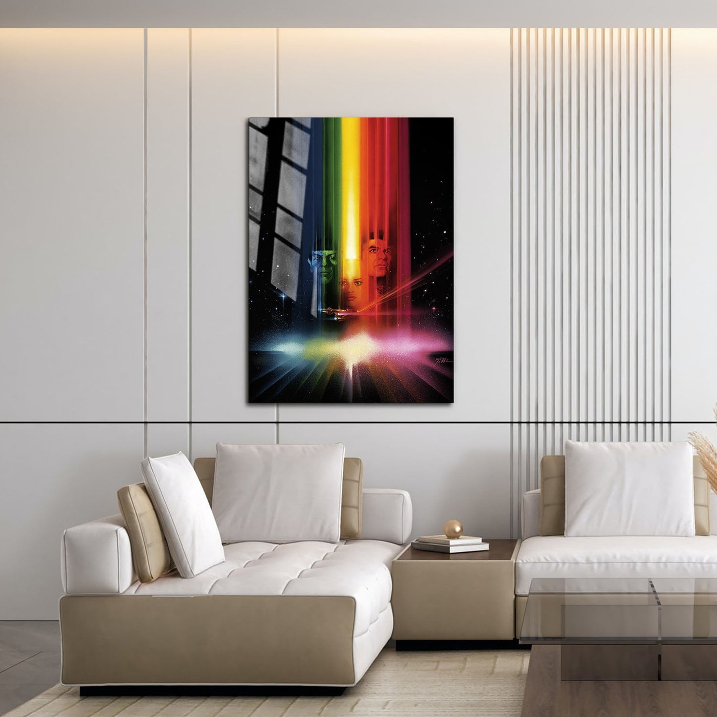 Flex Designs Metal Poster Star Trek The Motion Picture Textless 16 x 24" Home Goods - Movie 1979 Movie Metal Poster