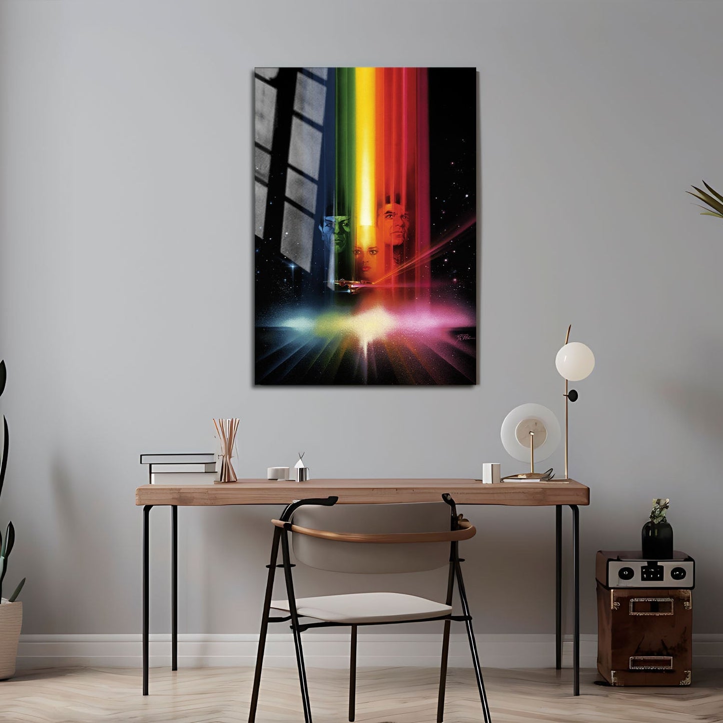 Flex Designs Metal Poster Star Trek The Motion Picture Textless 24 x 36" Home Goods - Movie 1979 Movie Metal Poster