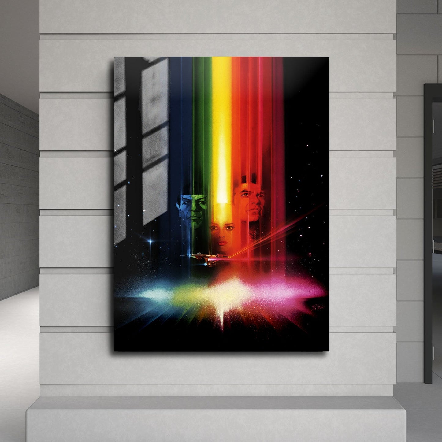 Flex Designs Metal Poster Star Trek The Motion Picture Textless 24 x 36" Home Goods - Movie 1979 Movie Metal Poster