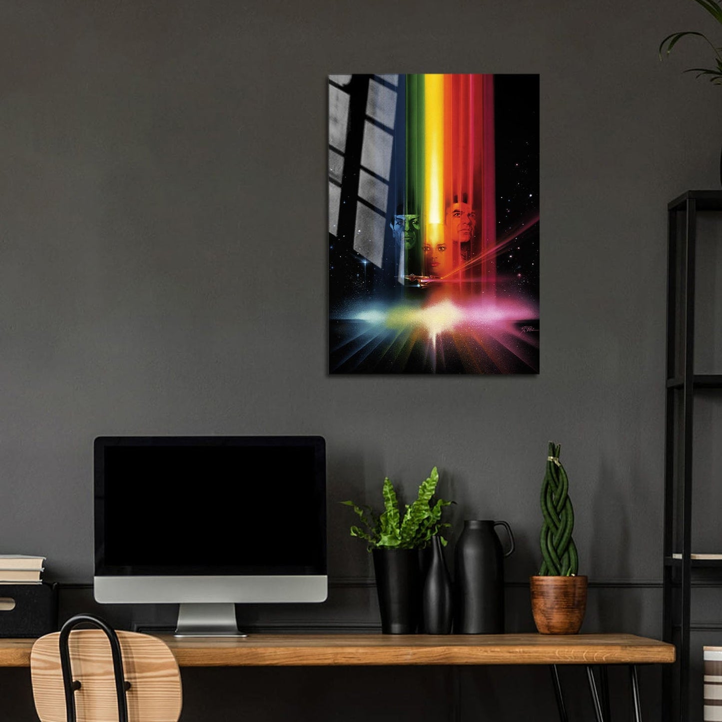 Flex Designs Metal Poster Star Trek The Motion Picture Textless 5 x 7" Home Goods - Movie 1979 Movie Metal Poster