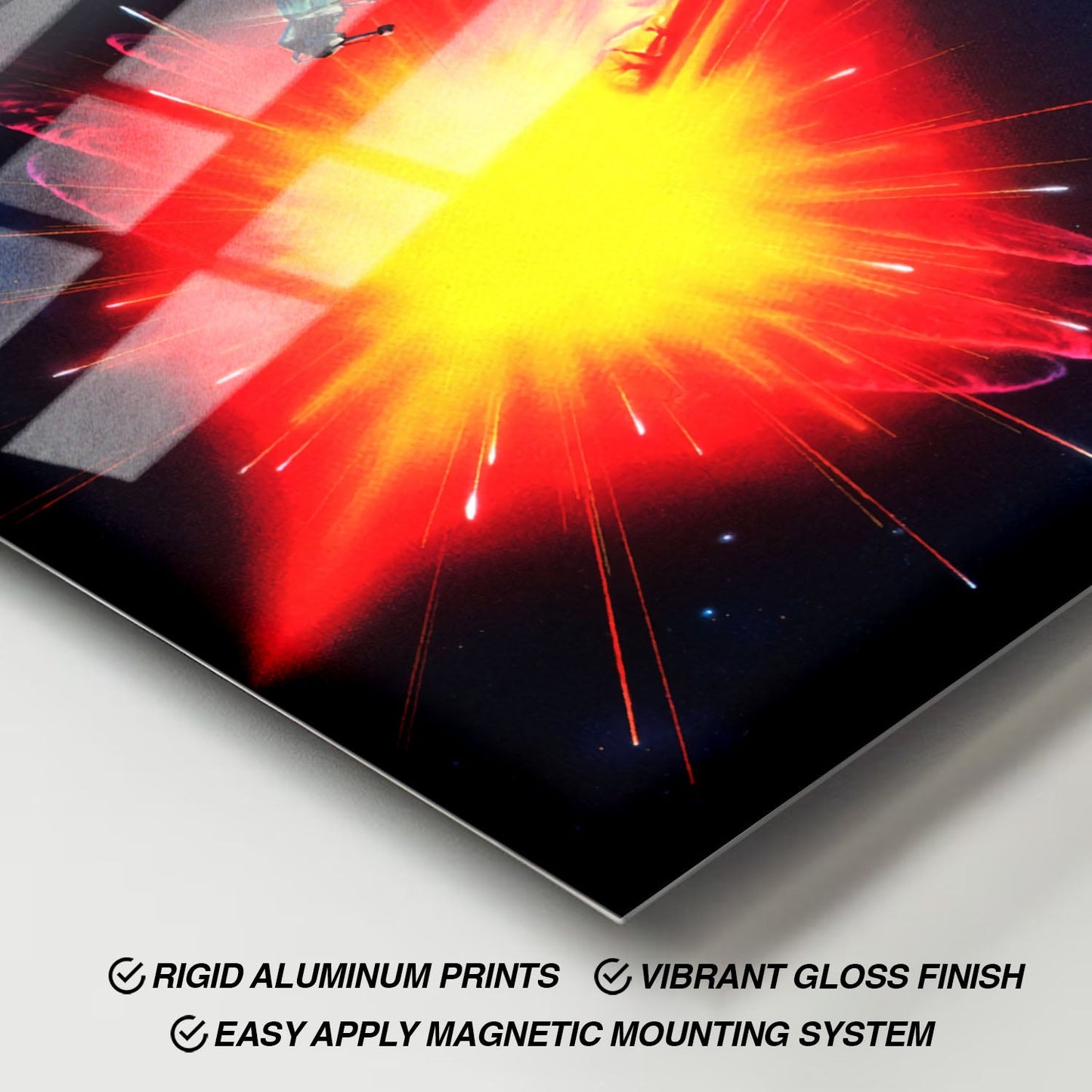 Flex Designs Metal Poster Star Trek VI The Undiscovered Country Textless 11 x 17" Home Goods - Movie 1991 Movie Metal Poster