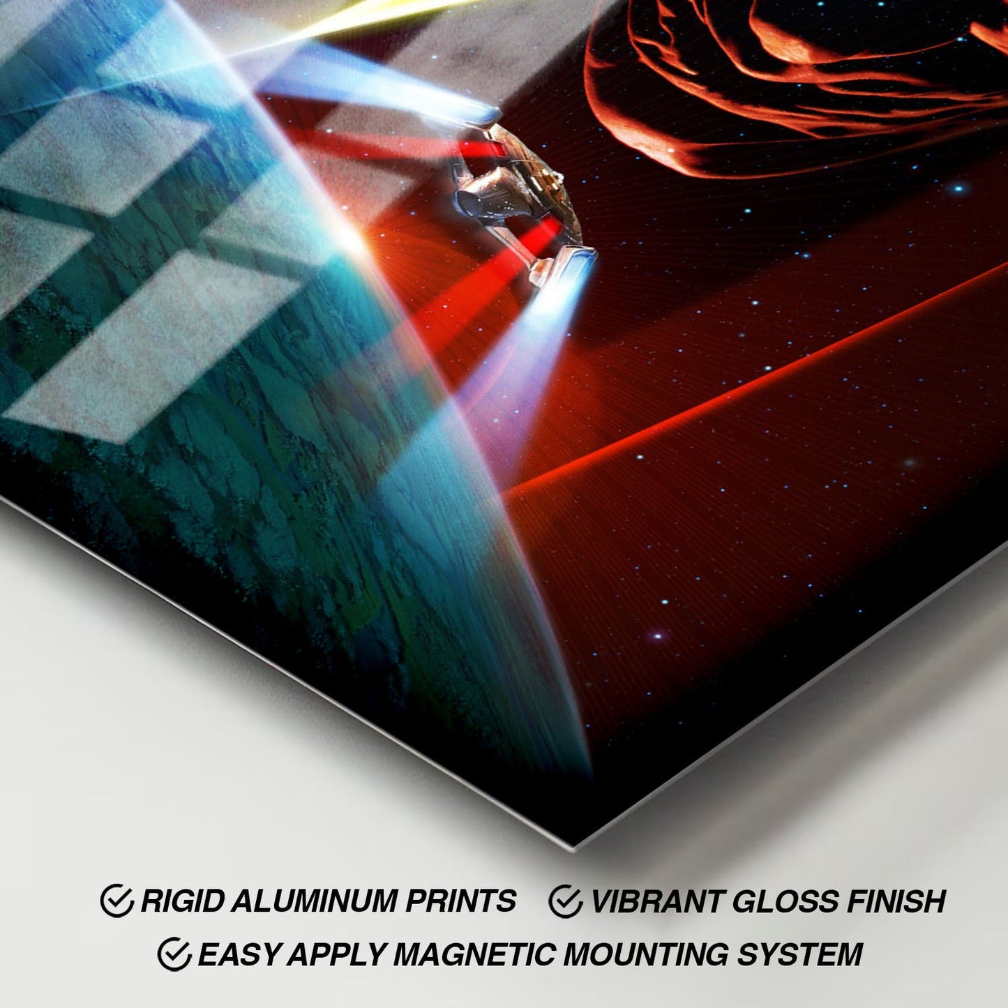 Flex Designs Metal Poster Star Trek Insurrection Textless 11 x 17" Home Goods - Movie 1998 Movie Metal Poster