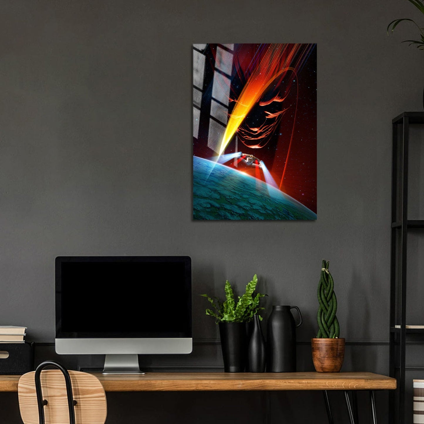 Flex Designs Metal Poster Star Trek Insurrection Textless 5 x 7" Home Goods - Movie 1998 Movie Metal Poster