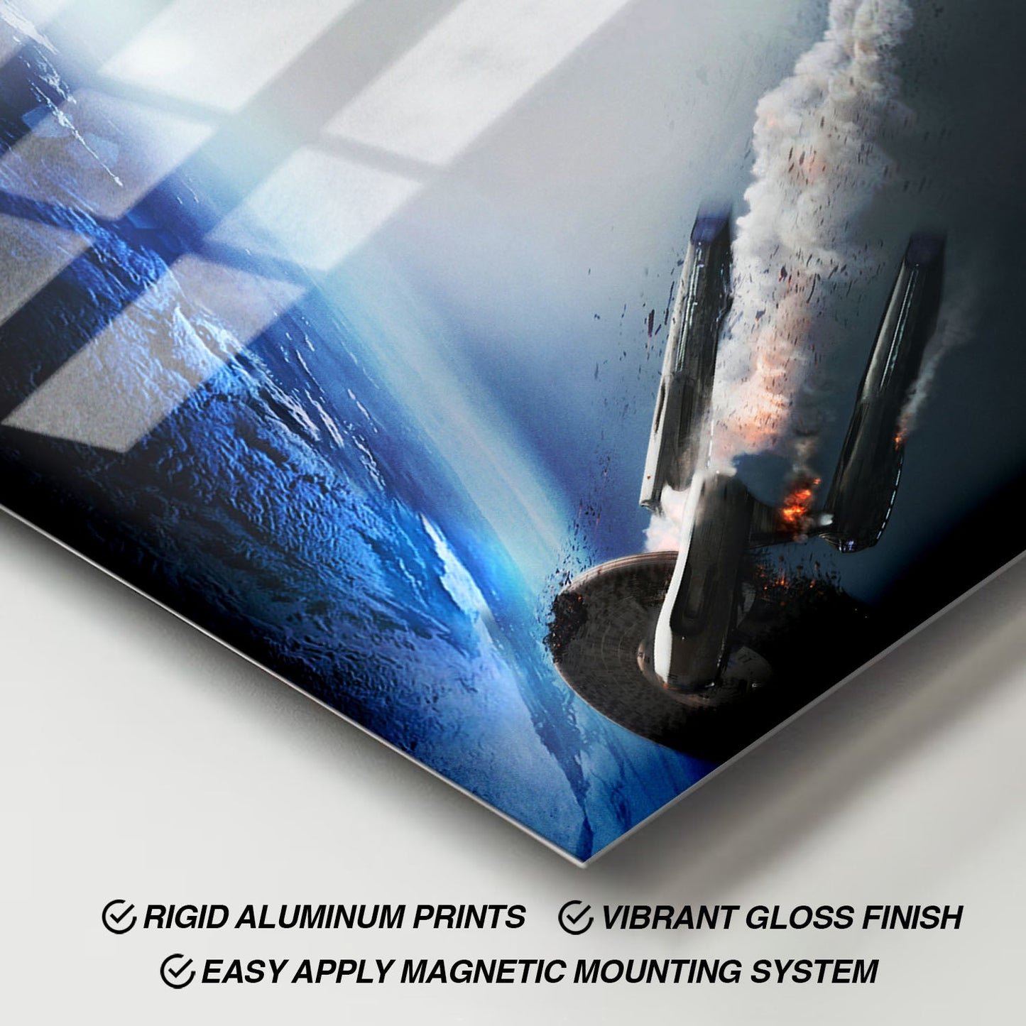 Flex Designs Metal Poster Star Trek Into Darkness Textless 11 x 17" Home Goods - Movie 2013 Movie Metal Poster