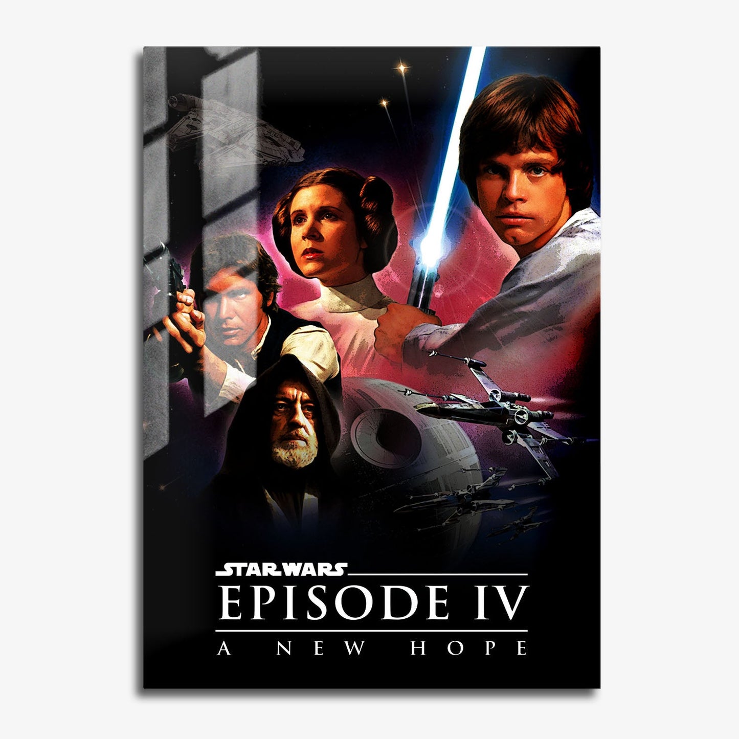Flex Designs Metal Poster Star Wars Episode IV - A New Hope 11 x 17" Home Goods - Movie 1977 Movie Metal Poster