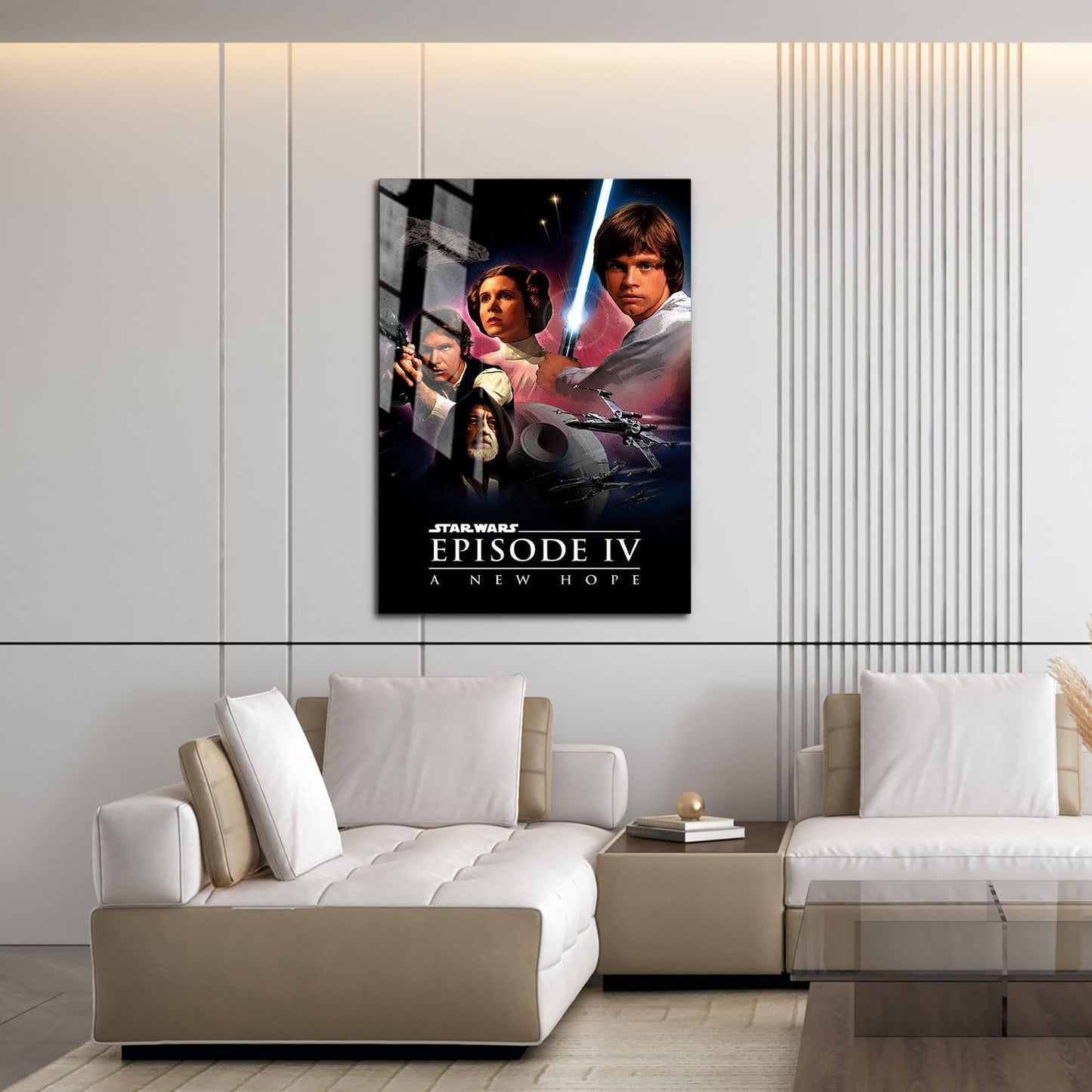 Flex Designs Metal Poster Star Wars Episode IV - A New Hope 16 x 24" Home Goods - Movie 1977 Movie Metal Poster