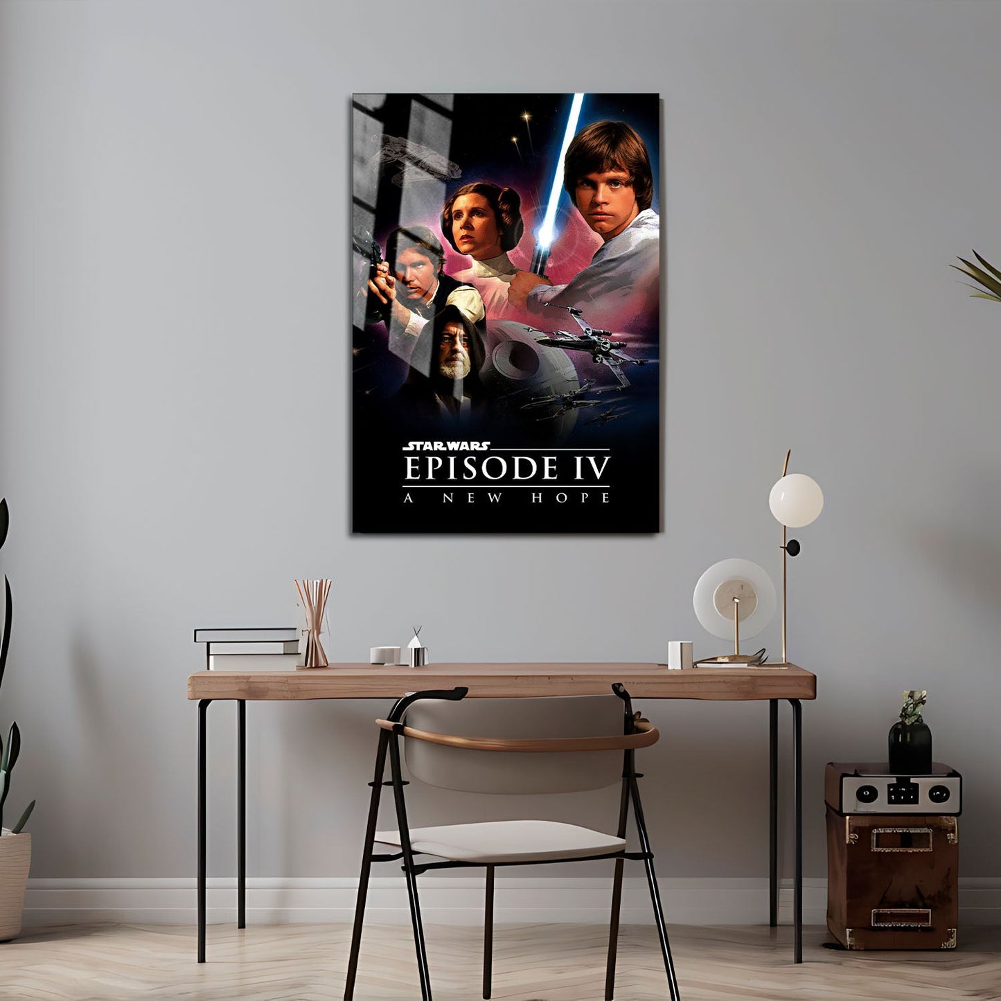 Flex Designs Metal Poster Star Wars Episode IV - A New Hope 24 x 36" Home Goods - Movie 1977 Movie Metal Poster