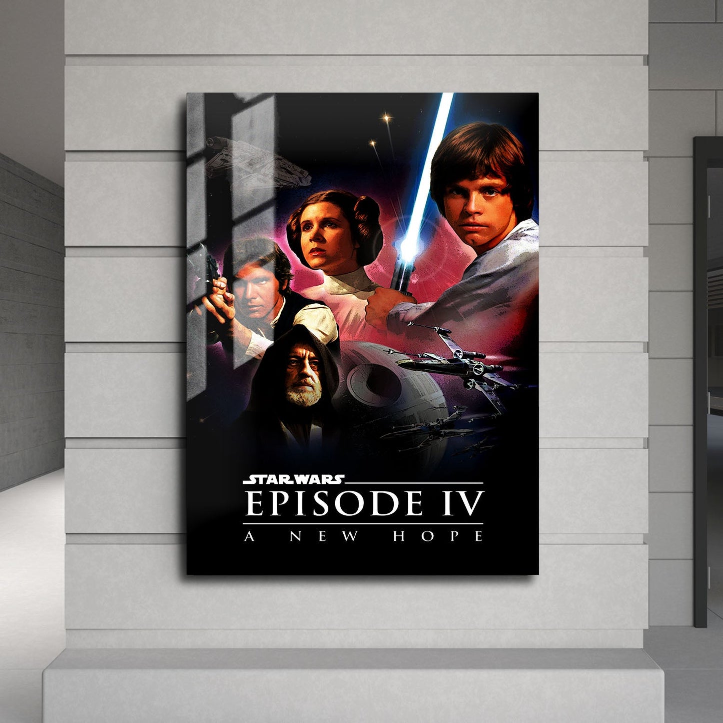Flex Designs Metal Poster Star Wars Episode IV - A New Hope 24 x 36" Home Goods - Movie 1977 Movie Metal Poster