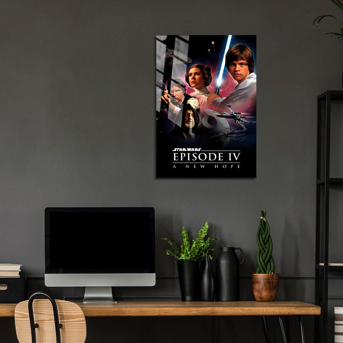 Flex Designs Metal Poster Star Wars Episode IV - A New Hope 5 x 7" Home Goods - Movie 1977 Movie Metal Poster