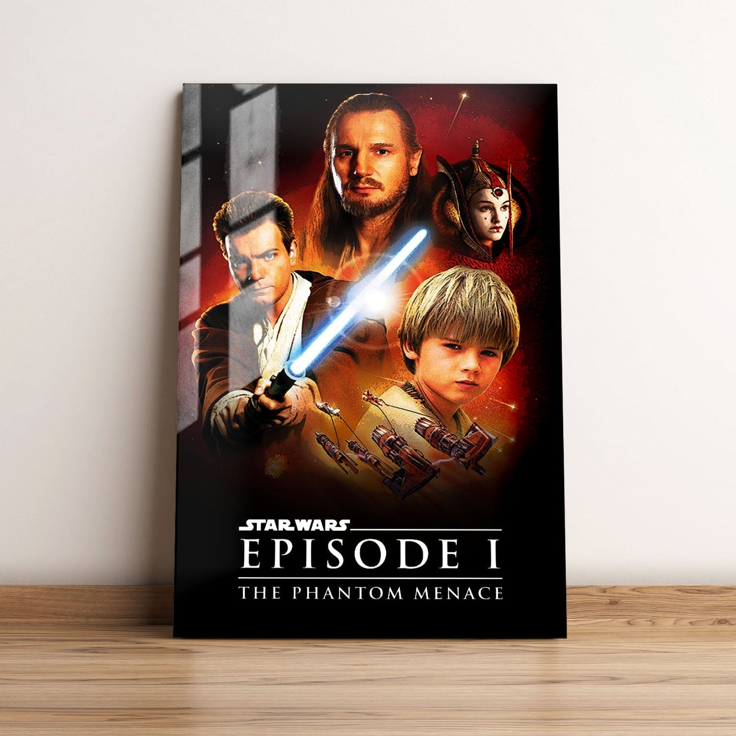 Star Wars Episode I - The Phantom Menace Movie Metal Poster
