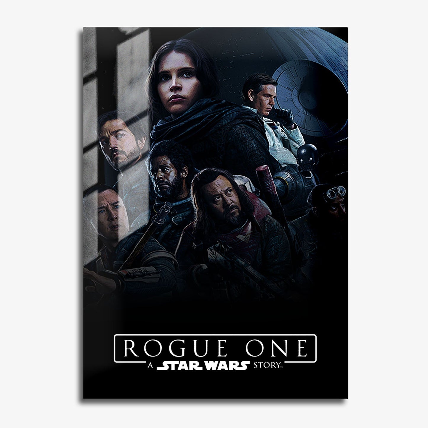 Flex Designs Metal Poster Rogue One A Star Wars Story 11 x 17" Home Goods - Movie 2016 Movie Metal Poster