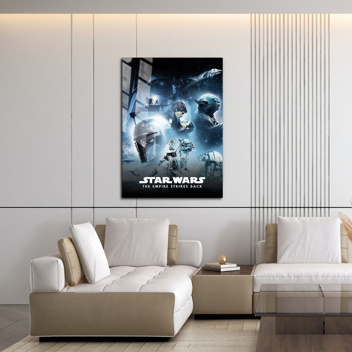 Flex Designs Metal Poster Star Wars Episode V - The Empire Strikes Back Classic 16 x 24" Home Goods - Movie 1980 Movie Metal Poster
