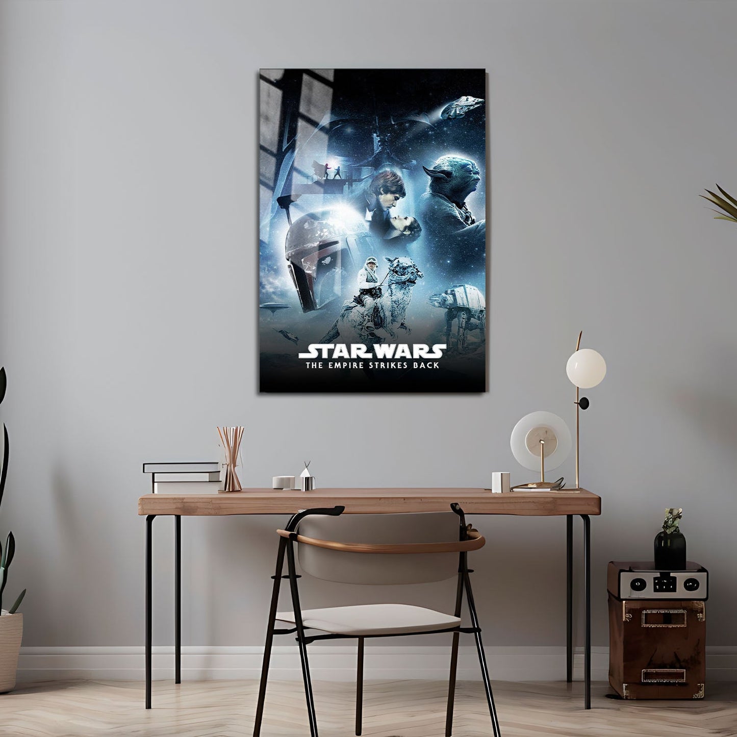 Flex Designs Metal Poster Star Wars Episode V - The Empire Strikes Back Classic 24 x 36" Home Goods - Movie 1980 Movie Metal Poster