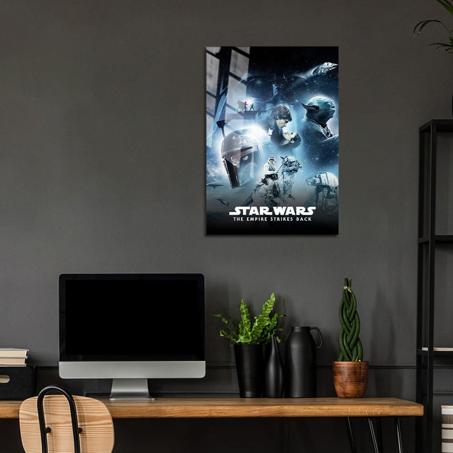 Flex Designs Metal Poster Star Wars Episode V - The Empire Strikes Back Classic 5 x 7" Home Goods - Movie 1980 Movie Metal Poster