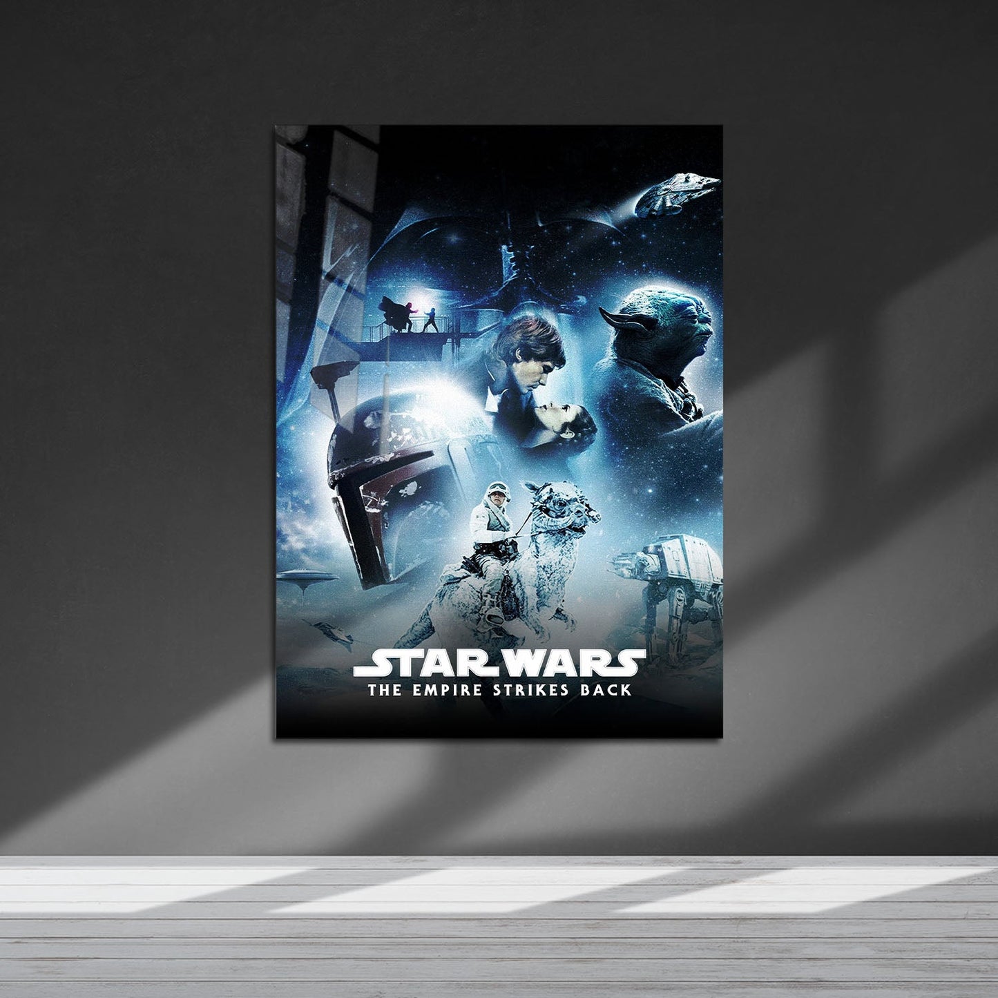 Flex Designs Metal Poster Star Wars Episode V - The Empire Strikes Back Classic 5 x 7" Home Goods - Movie 1980 Movie Metal Poster