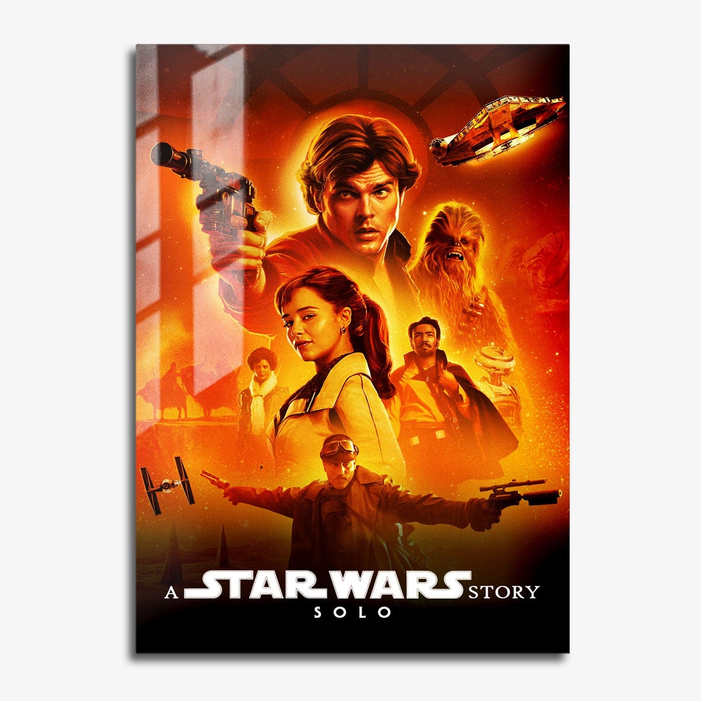 Flex Designs Metal Poster Solo A Star Wars Story Classic 11 x 17" Home Goods - Movie 2018 Movie Metal Poster