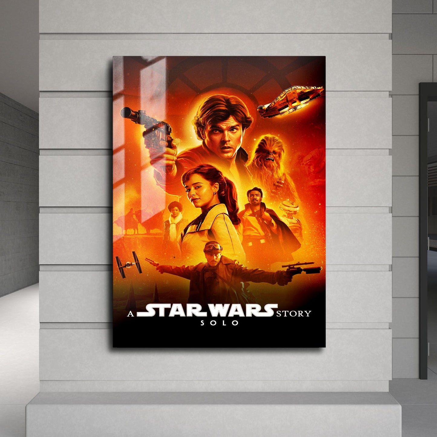 Flex Designs Metal Poster Solo A Star Wars Story Classic 24 x 36" Home Goods - Movie 2018 Movie Metal Poster