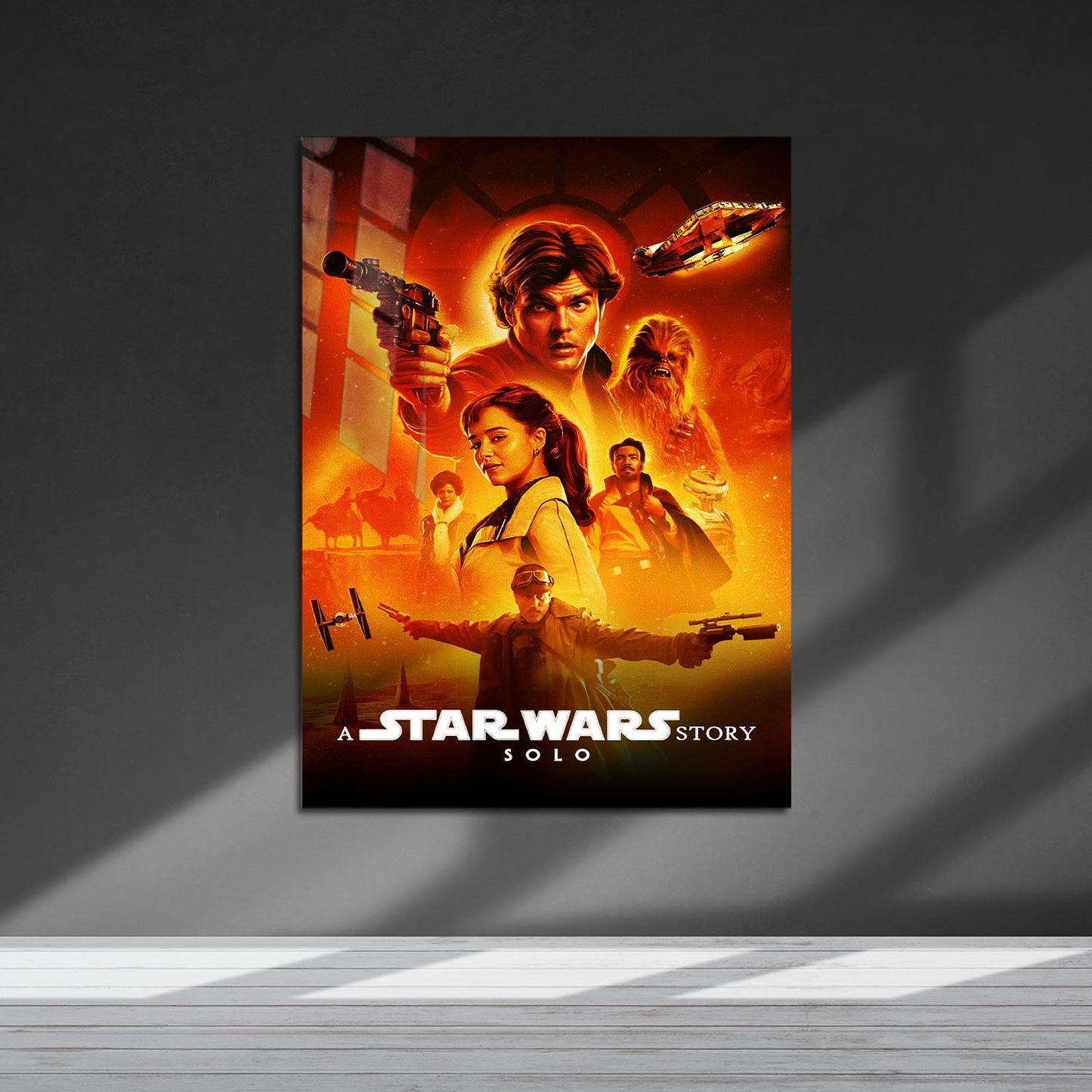 Flex Designs Metal Poster Solo A Star Wars Story Classic 5 x 7" Home Goods - Movie 2018 Movie Metal Poster