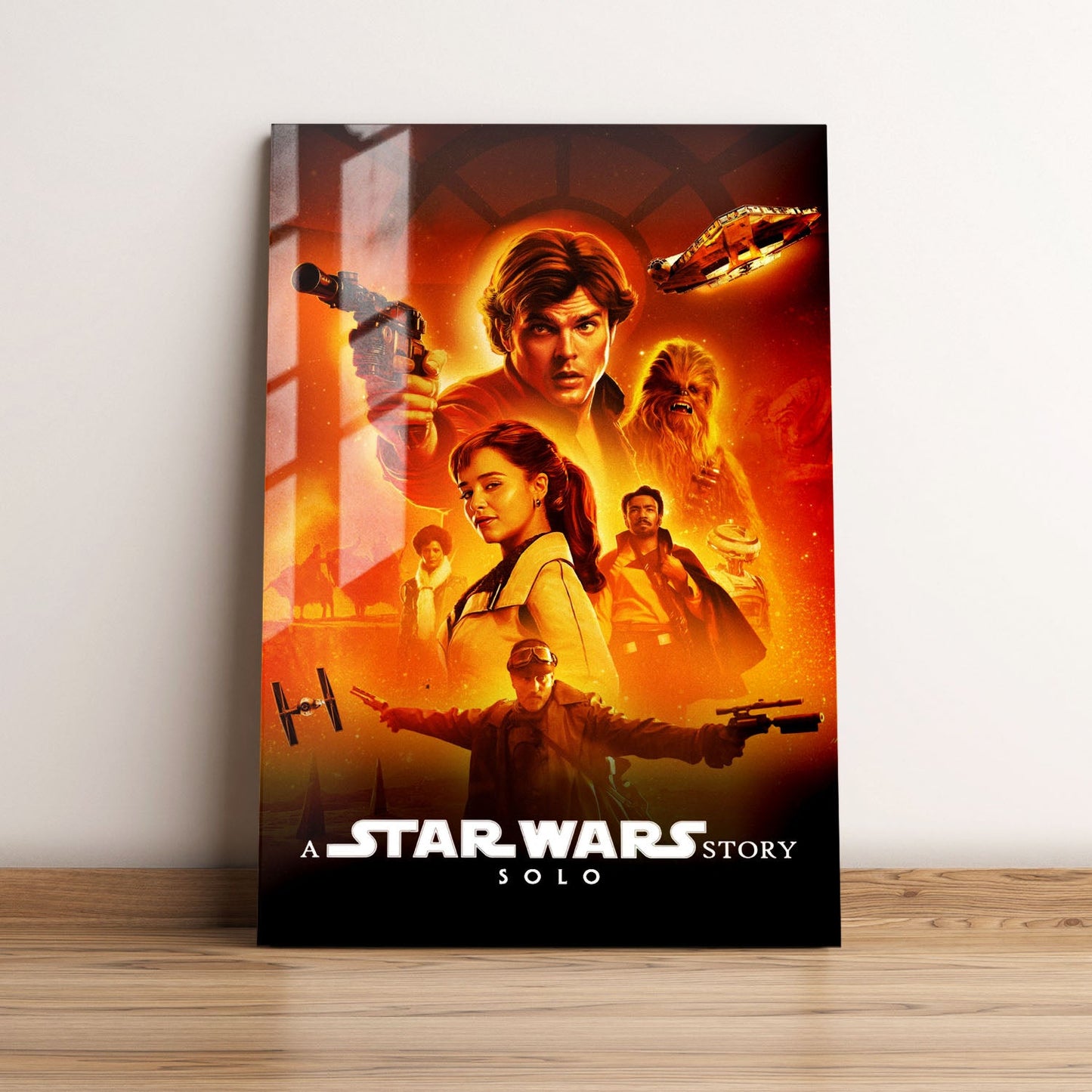 Solo A Star Wars Story Classic Movie Metal Poster
