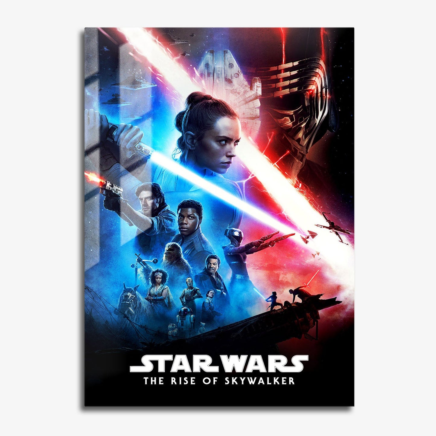 Flex Designs Metal Poster Star Wars Episode IX - The Rise of Skywalker Classic 11 x 17" Home Goods - Movie 2019 Movie Metal Poster