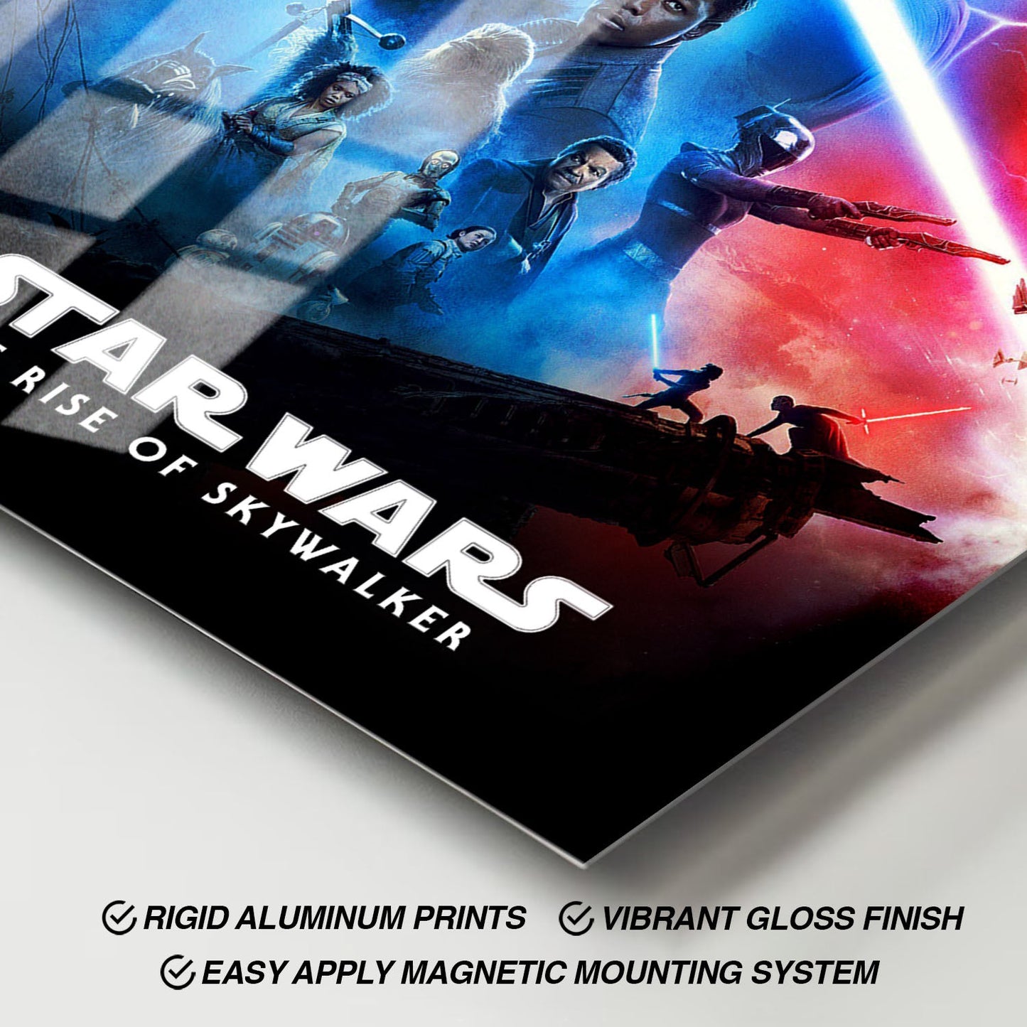 Flex Designs Metal Poster Star Wars Episode IX - The Rise of Skywalker Classic 11 x 17" Home Goods - Movie 2019 Movie Metal Poster