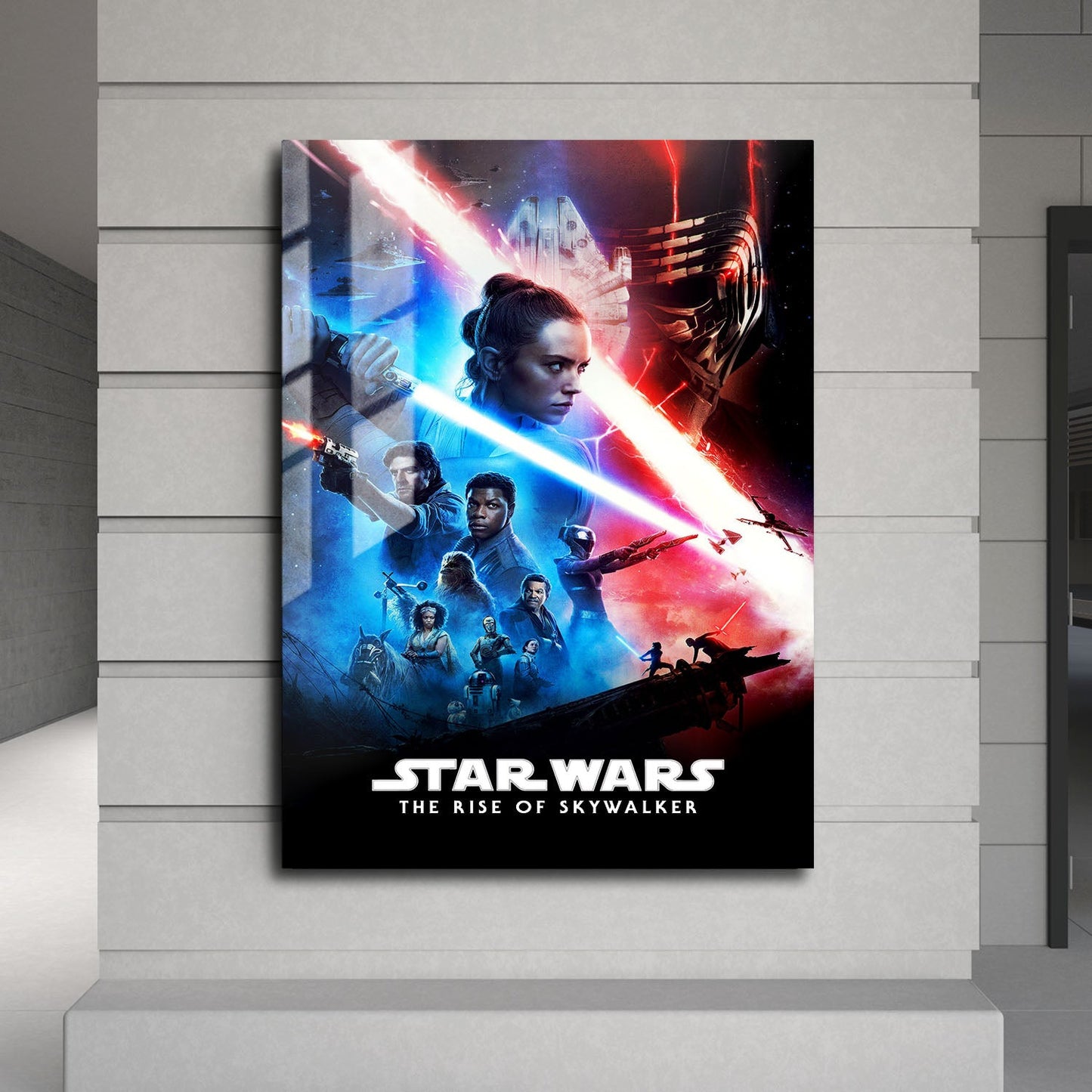 Flex Designs Metal Poster Star Wars Episode IX - The Rise of Skywalker Classic 24 x 36" Home Goods - Movie 2019 Movie Metal Poster