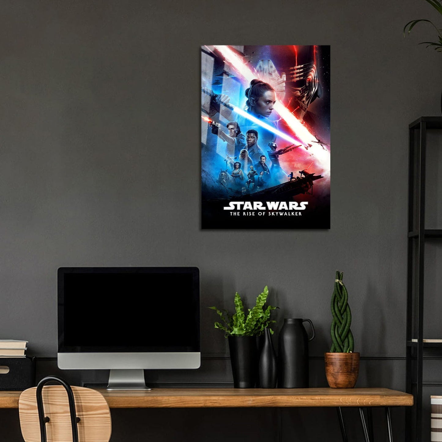 Flex Designs Metal Poster Star Wars Episode IX - The Rise of Skywalker Classic 5 x 7" Home Goods - Movie 2019 Movie Metal Poster