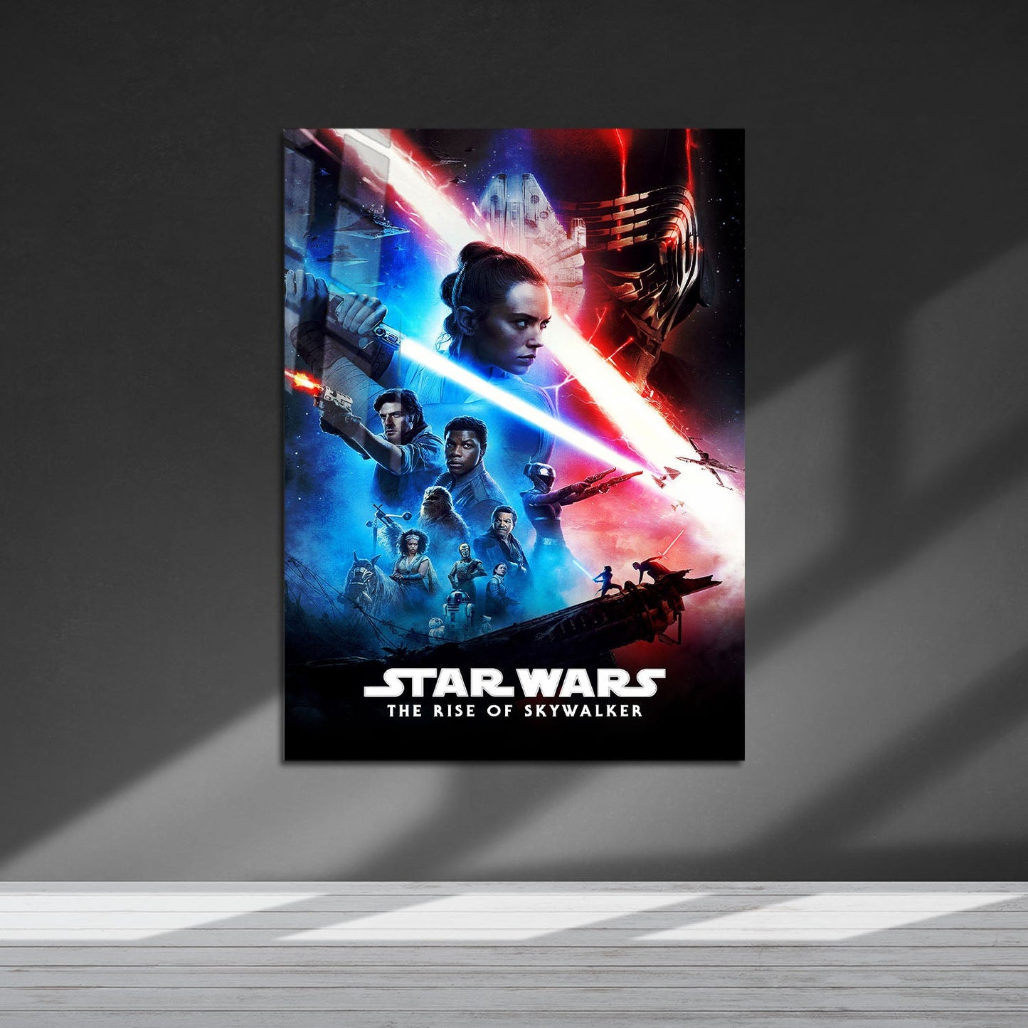 Flex Designs Metal Poster Star Wars Episode IX - The Rise of Skywalker Classic 5 x 7" Home Goods - Movie 2019 Movie Metal Poster