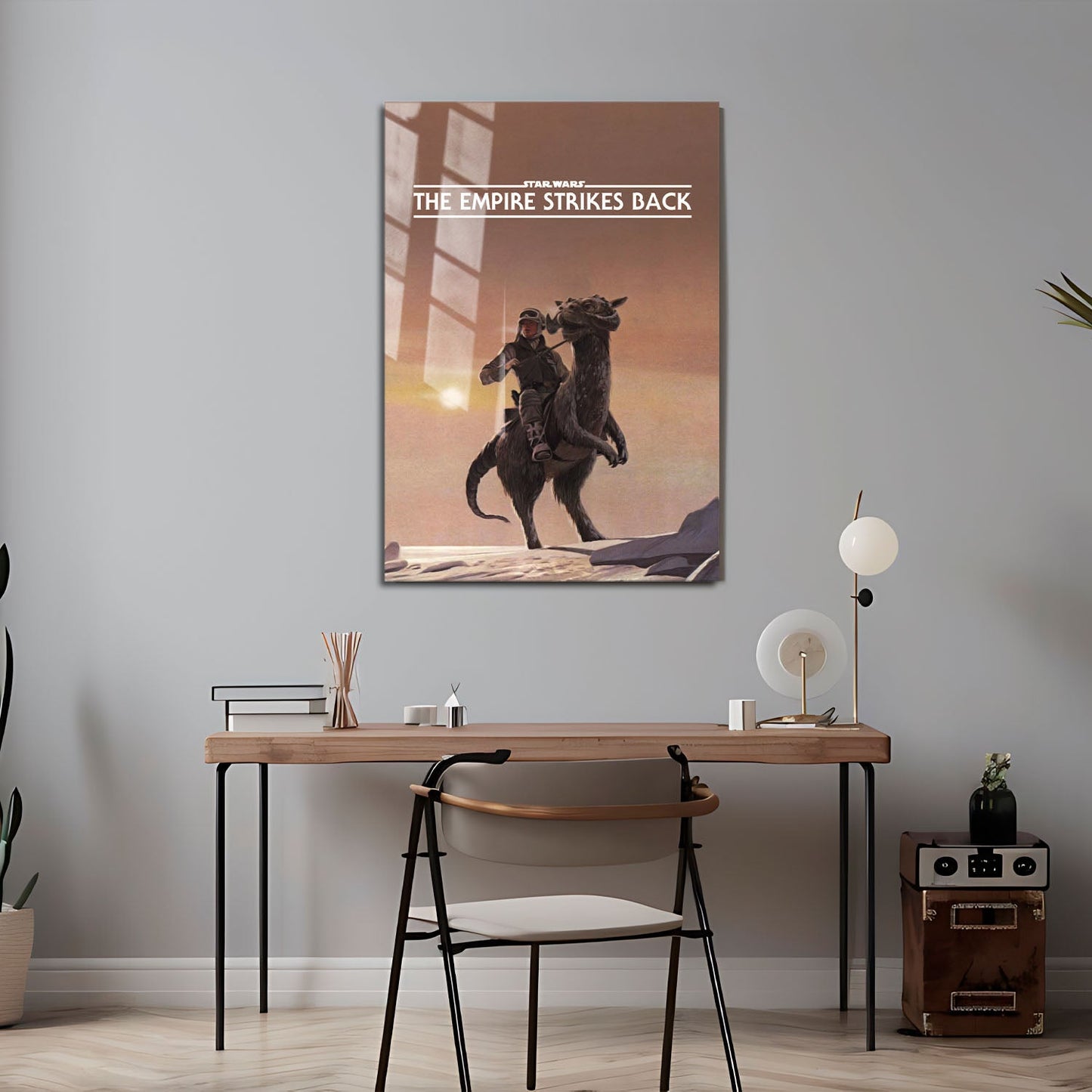 Flex Designs Metal Poster Star Wars Episode V - The Empire Strikes Back Minimalist 24 x 36" Home Goods - Movie 1980 Movie Metal Poster