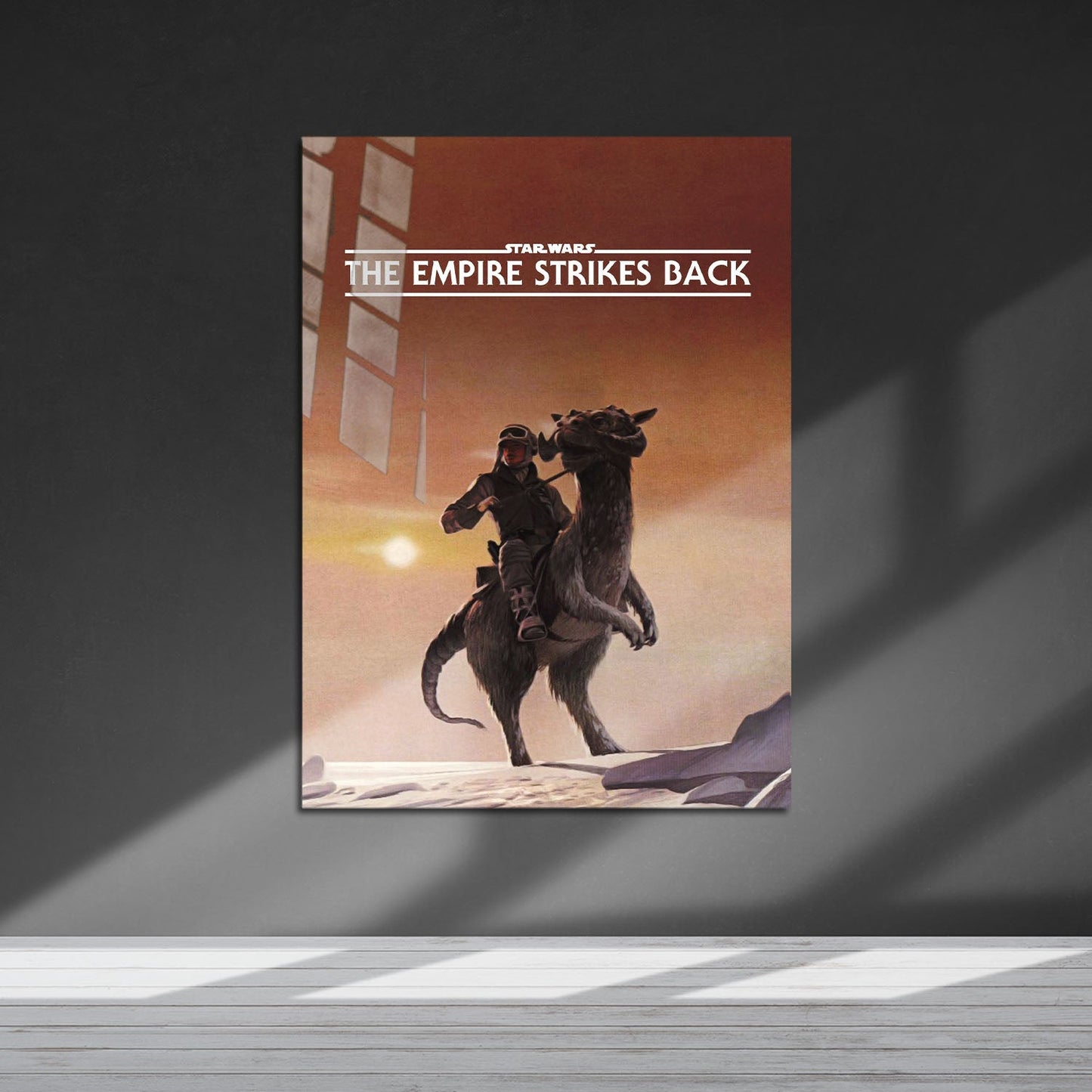 Flex Designs Metal Poster Star Wars Episode V - The Empire Strikes Back Minimalist 5 x 7" Home Goods - Movie 1980 Movie Metal Poster